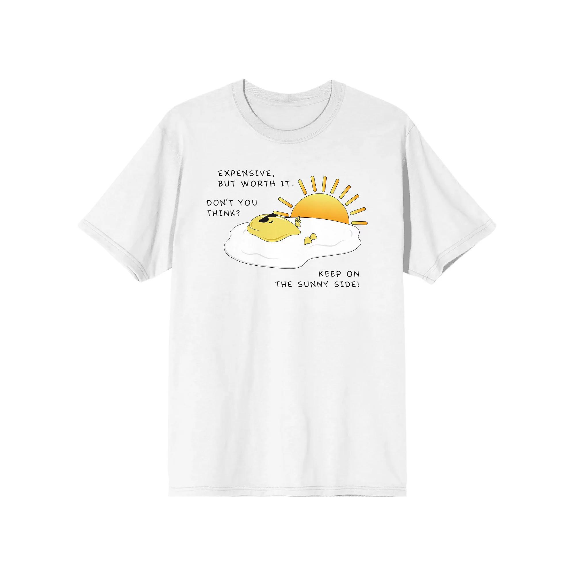 Men's Eggspensive Eggs Sunny Side Graphic Tee,  Product Image