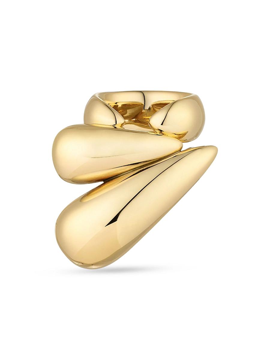 Womens Feline Ring in Metal Product Image