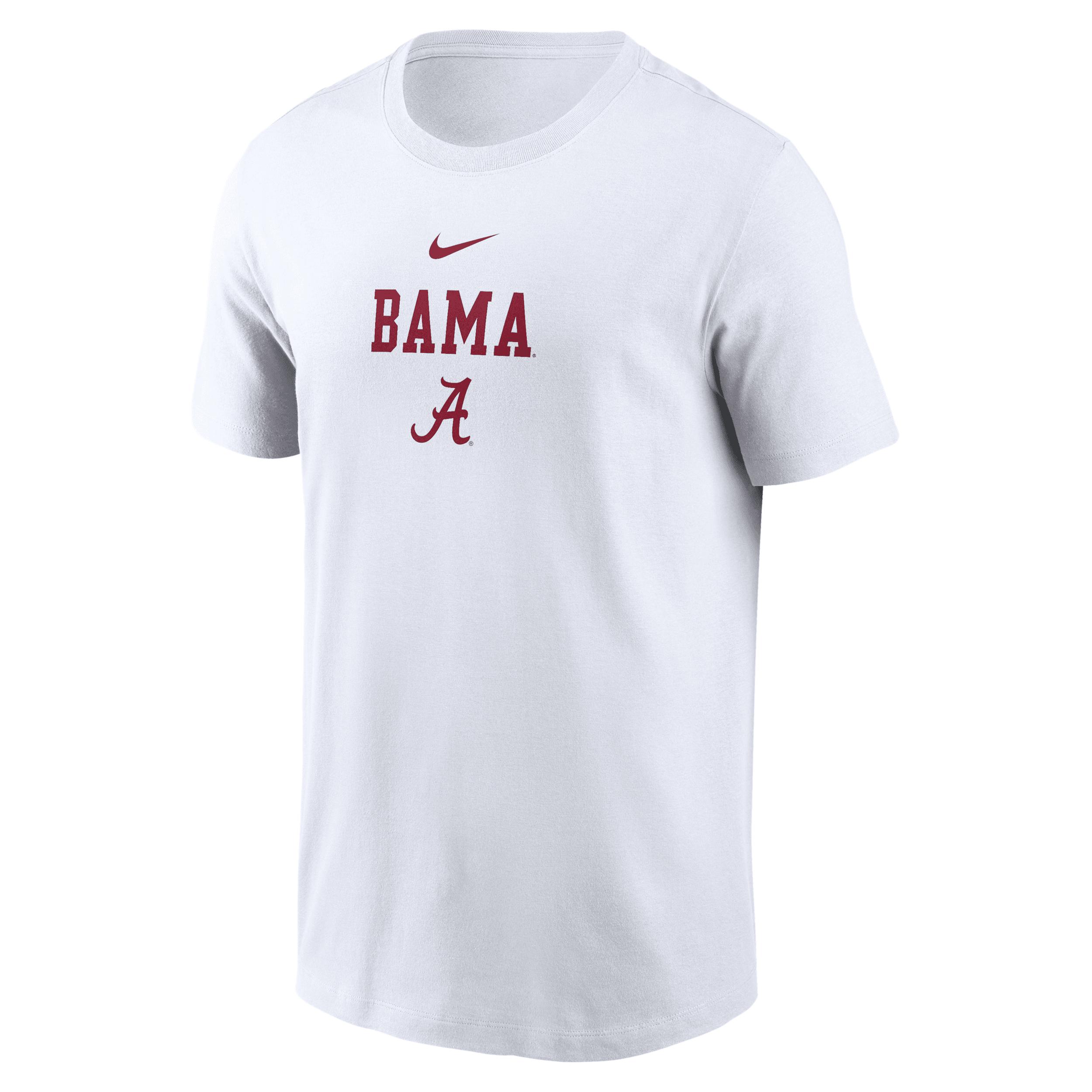 Alabama 2-Hit Stacked Nike Mens College T-Shirt | N19910AABN-H2C Product Image