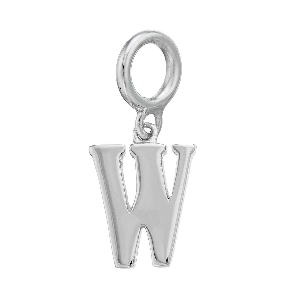 Lavish by TJM Sterling Silver Initial Letter Charm, Women's, Sterling I Product Image