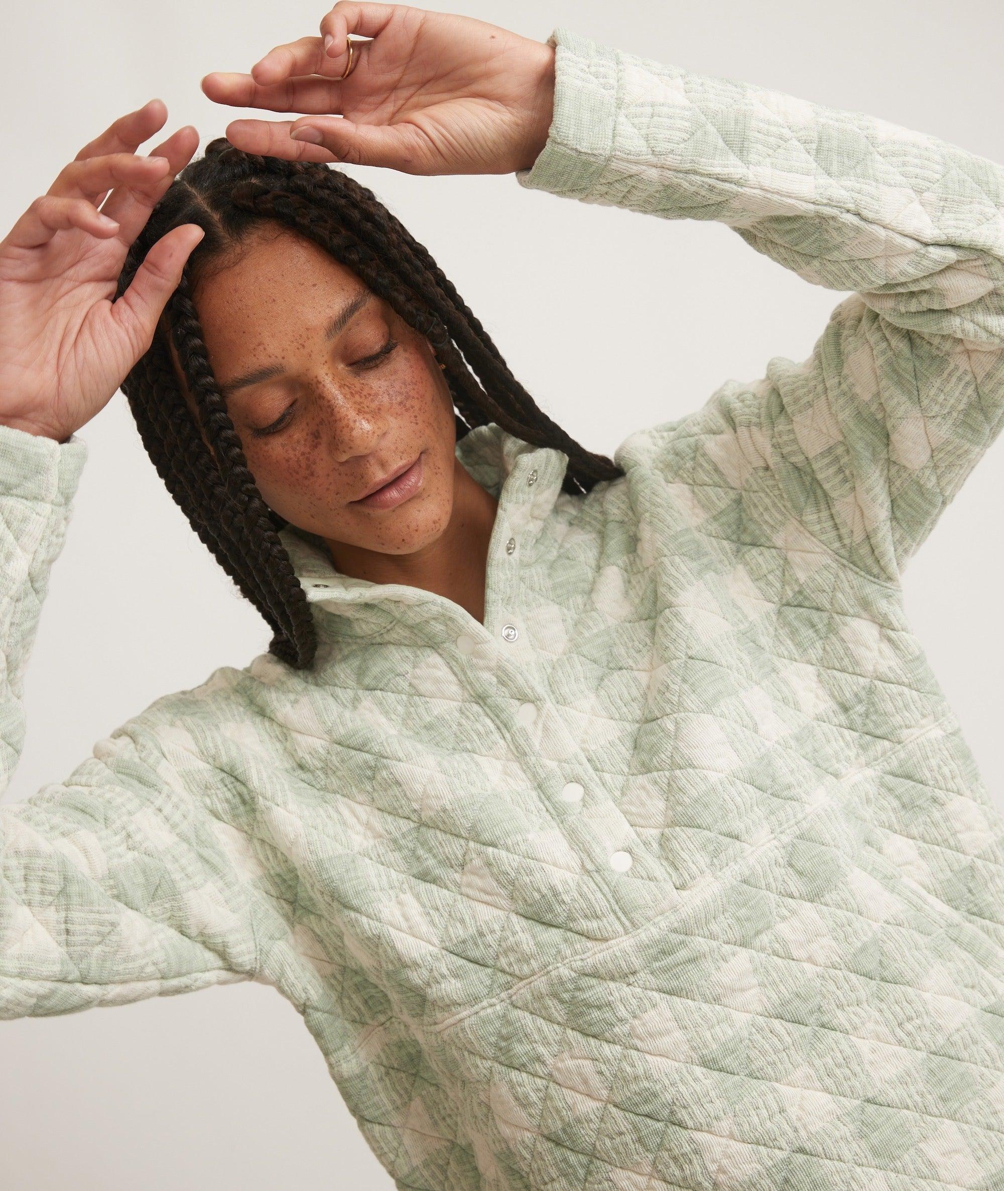 Iris Quilted Pullover Product Image