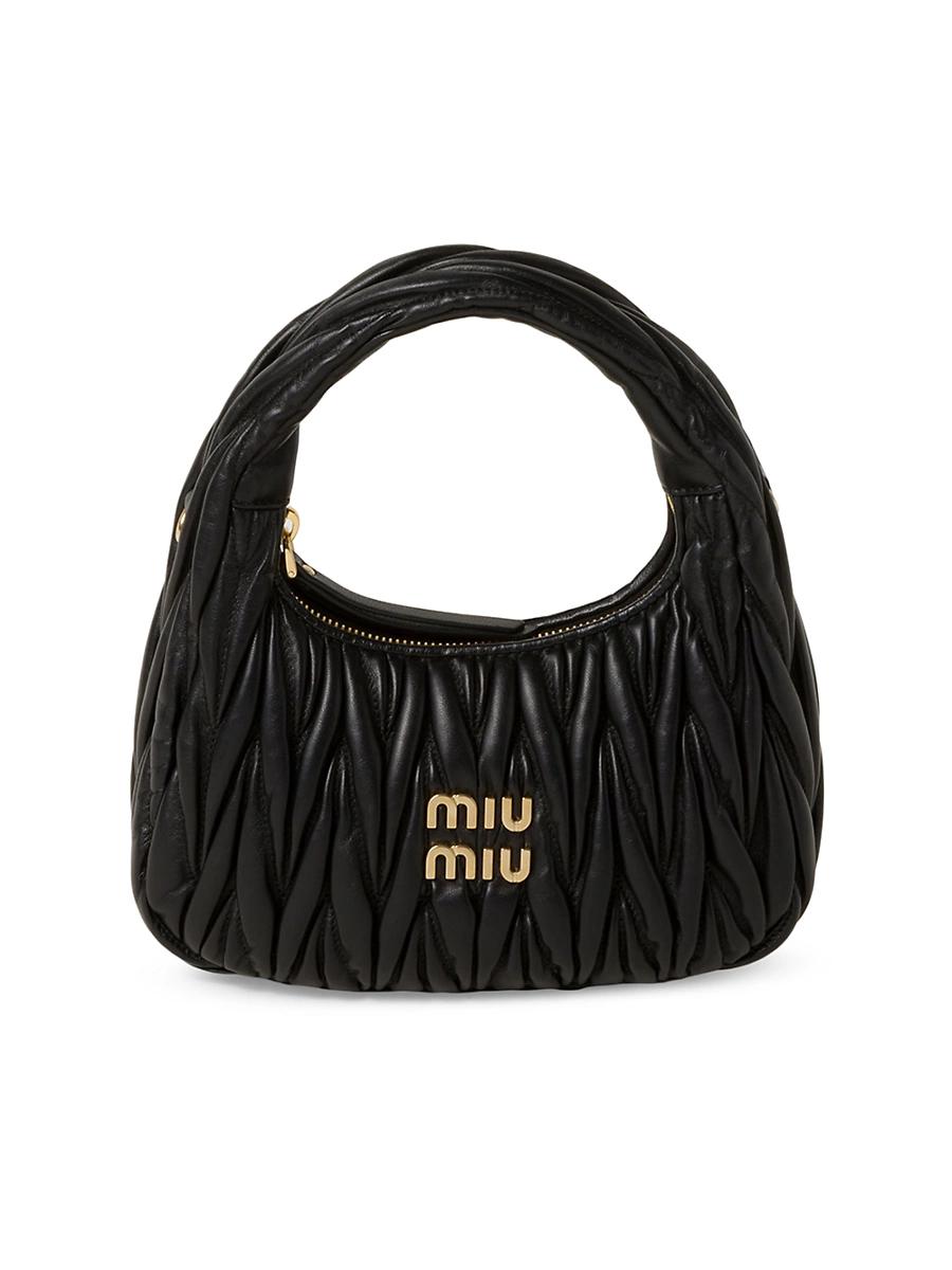 Womens Wander Matelass Nappa Leather Hobo Bag Product Image