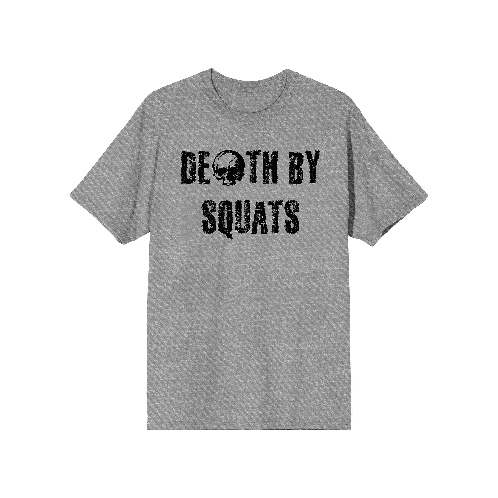 Men's Gym Culture Death by Squats Tee,  Product Image