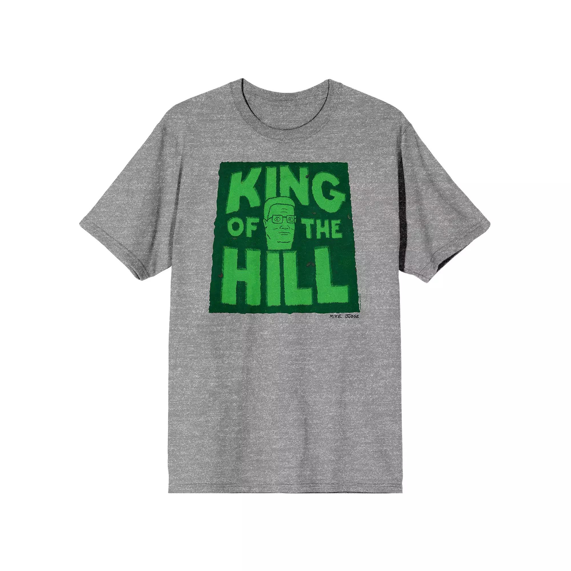 Men's King Of The Hill Logo Grass Short Sleeve Graphic Tee,  Product Image