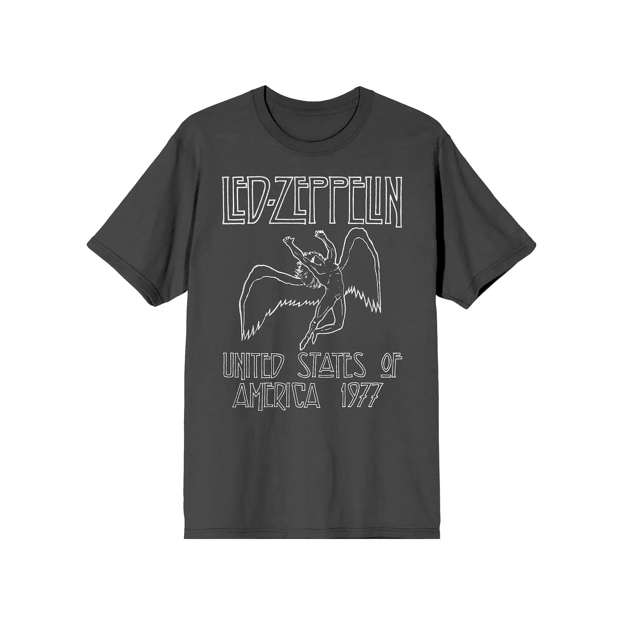 Mens Led Zeppelin Falling Icarus Short Sleeve Graphic Tee Product Image