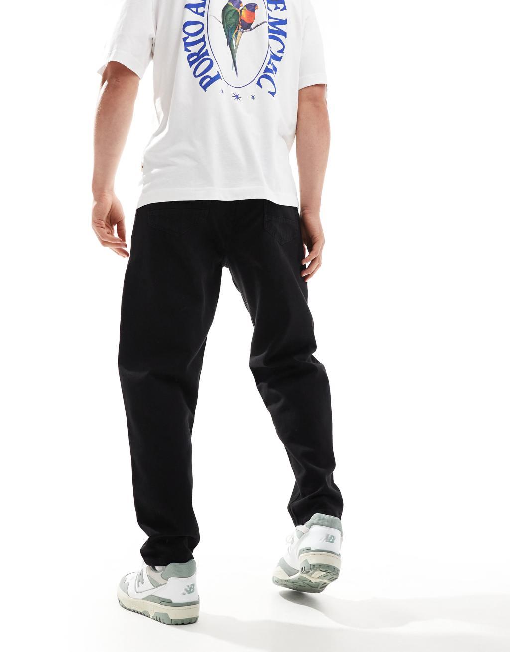 Brave Soul tapered pants in black Product Image