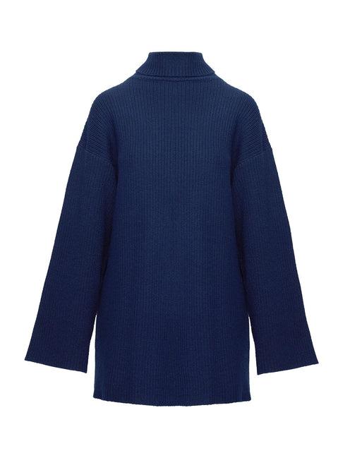 Sonelle Knit Mini Dress Navy Product Image