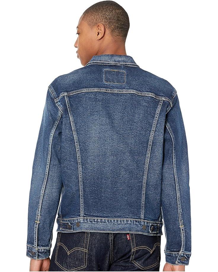 Premium Denim Trucker Jacket Product Image