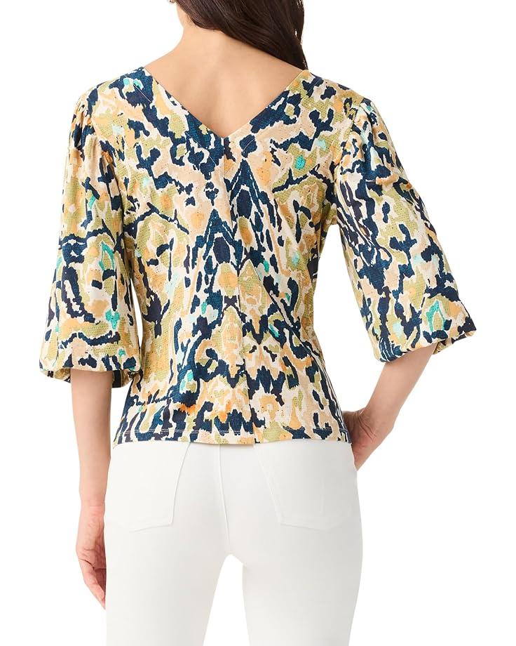 Fallen Blooms Linen Blouse Product Image
