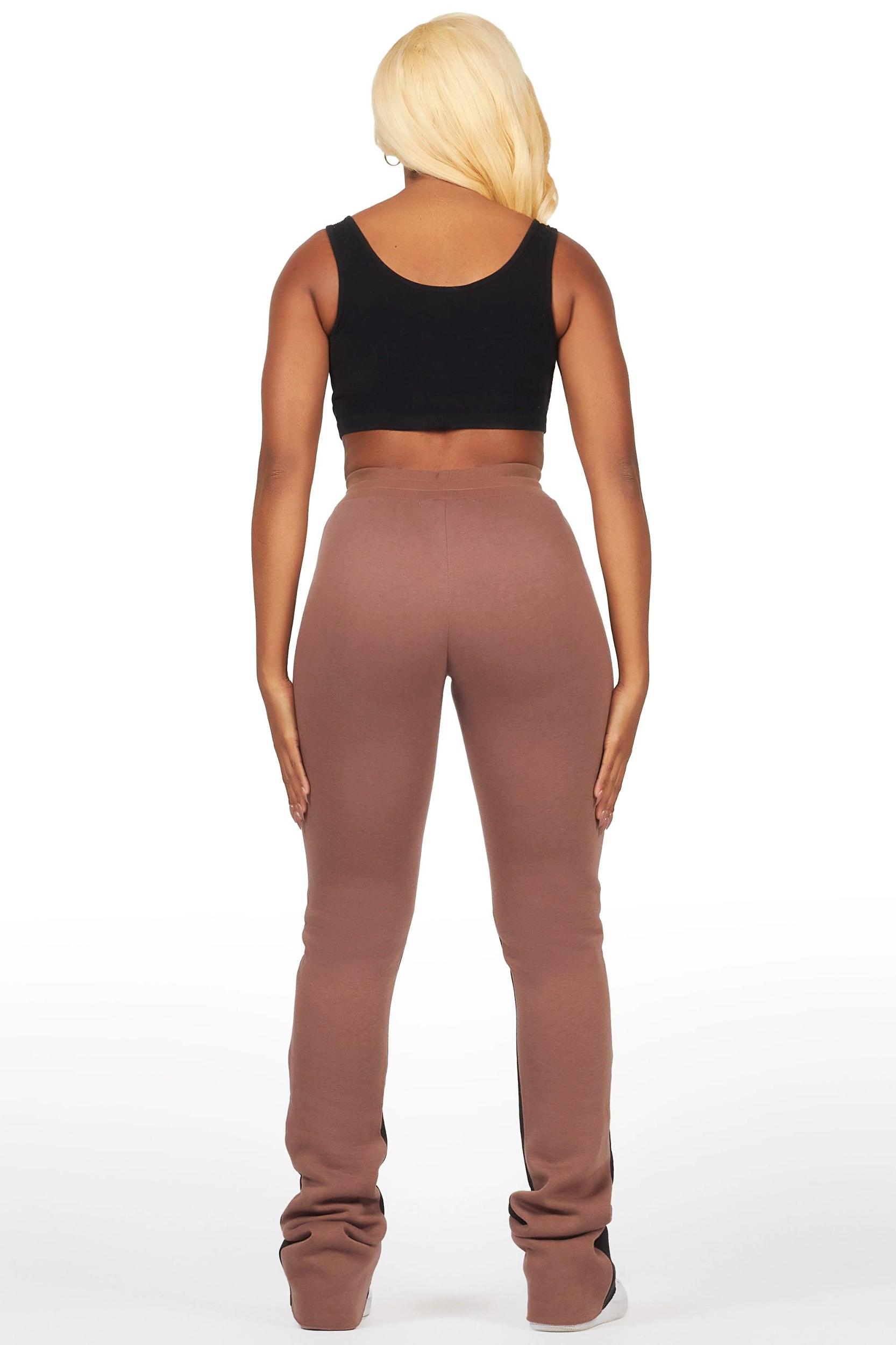 Karenthia Mocha Stacked Flare Pant Female Product Image