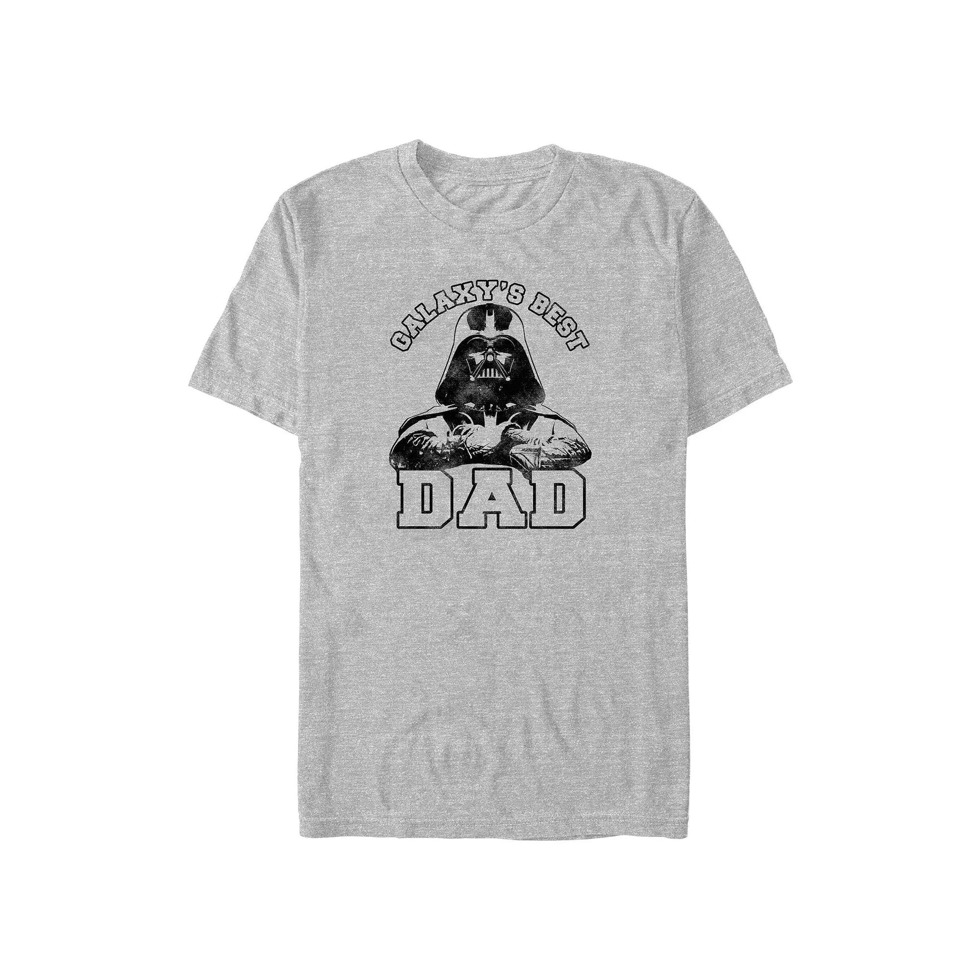 Big & Tall Star Wars Darth Vader Galaxy's Best Dad Graphic Tee, Men's,  Product Image