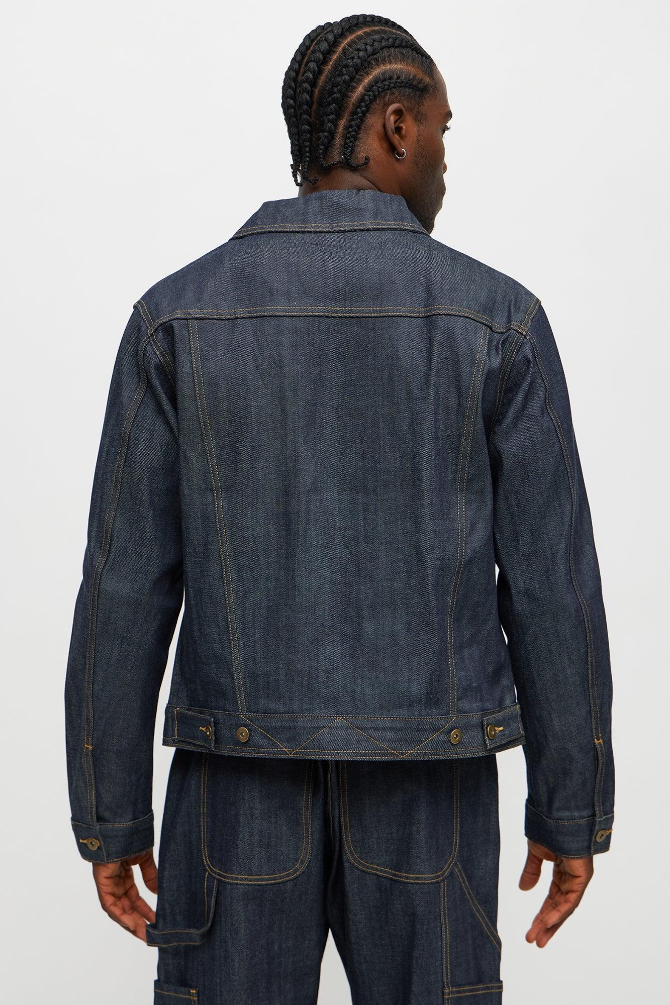 Raw Selvedge Denim Jacket - Indigo Male Product Image