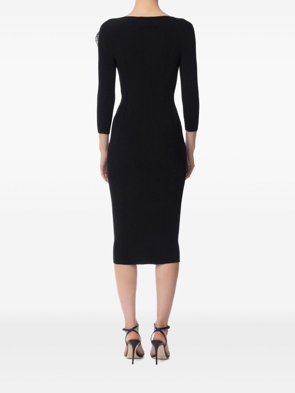 flower-detailing midi dress Product Image