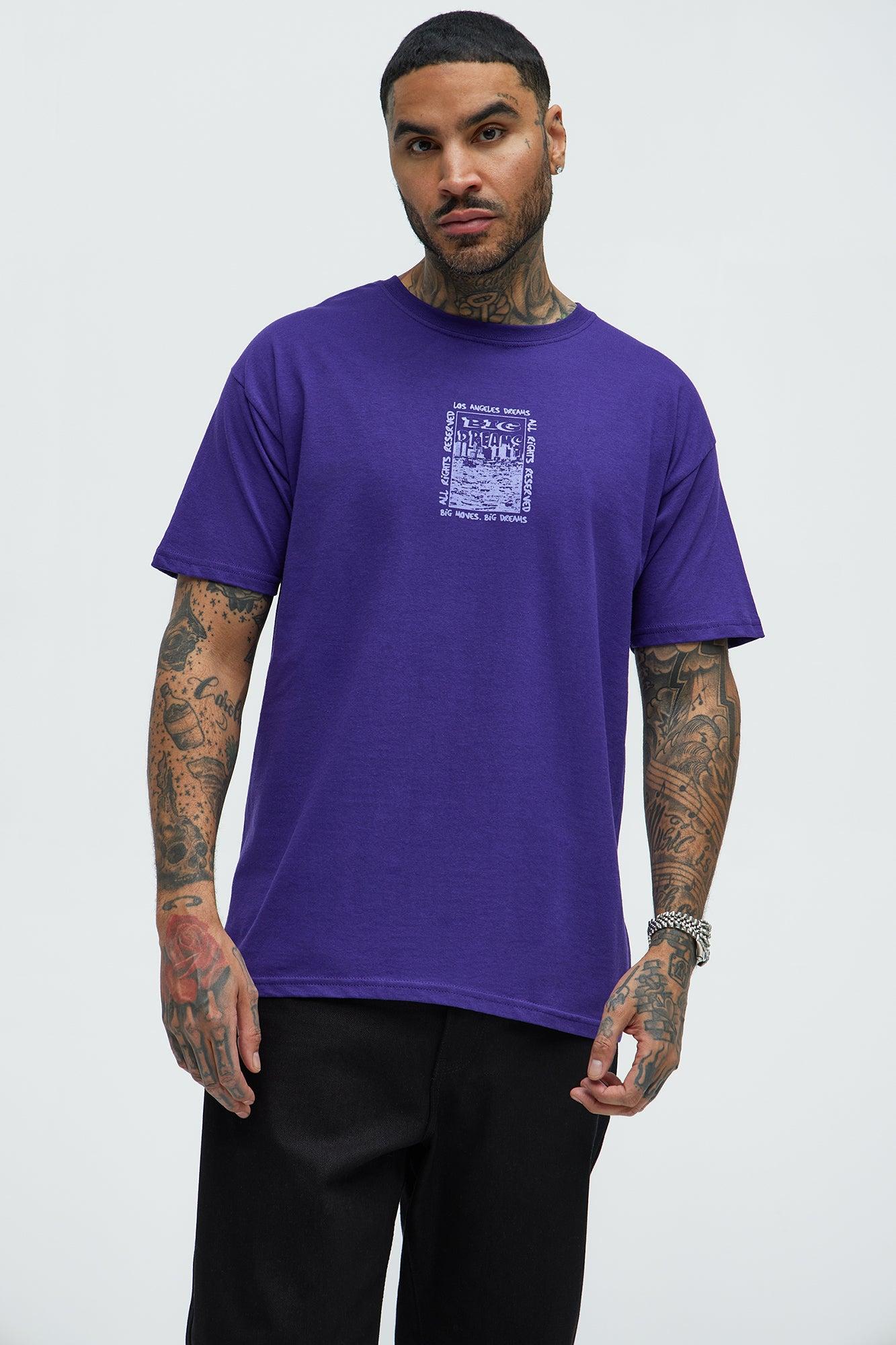 Big Dreams Short Sleeve Tee - Purple Product Image