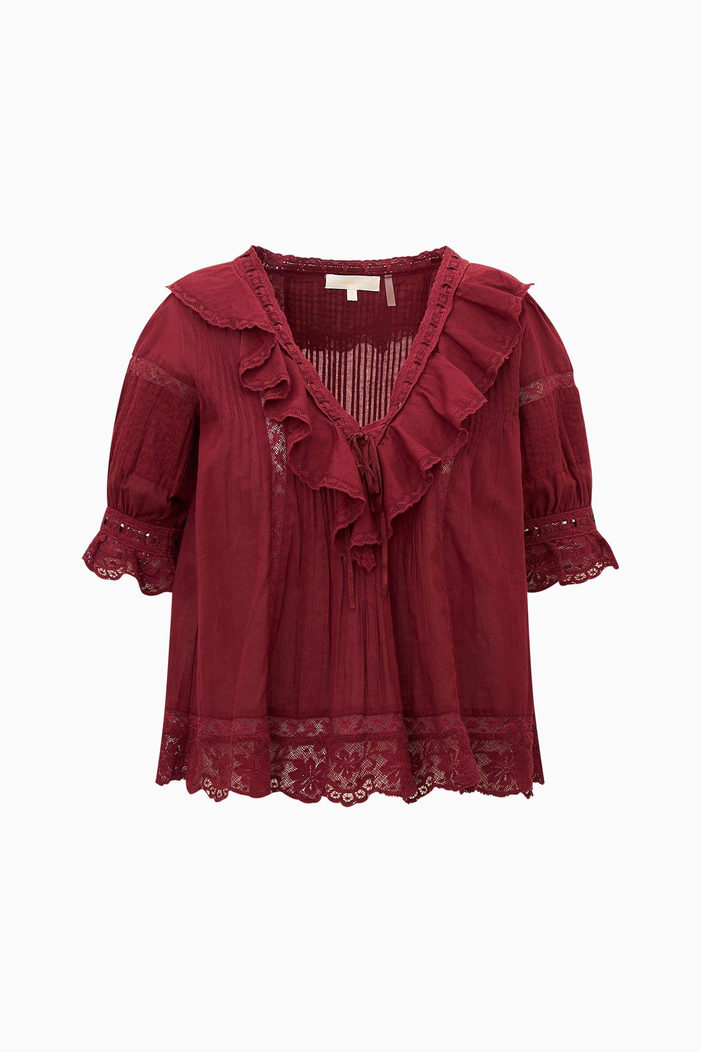 Delphie Cotton Lace-Detailed Mini Skirt Product Image