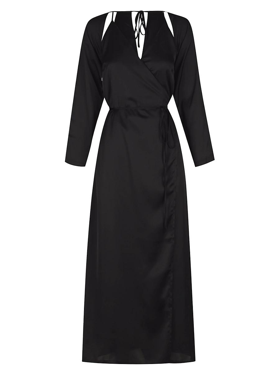 Womens Geneva Satin Dress Product Image