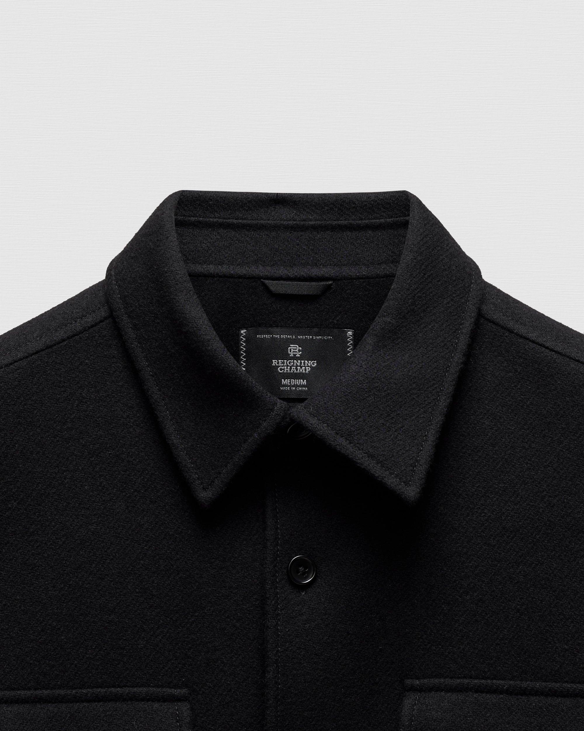 Double Faced Wool Concourse Overshirt Male Product Image
