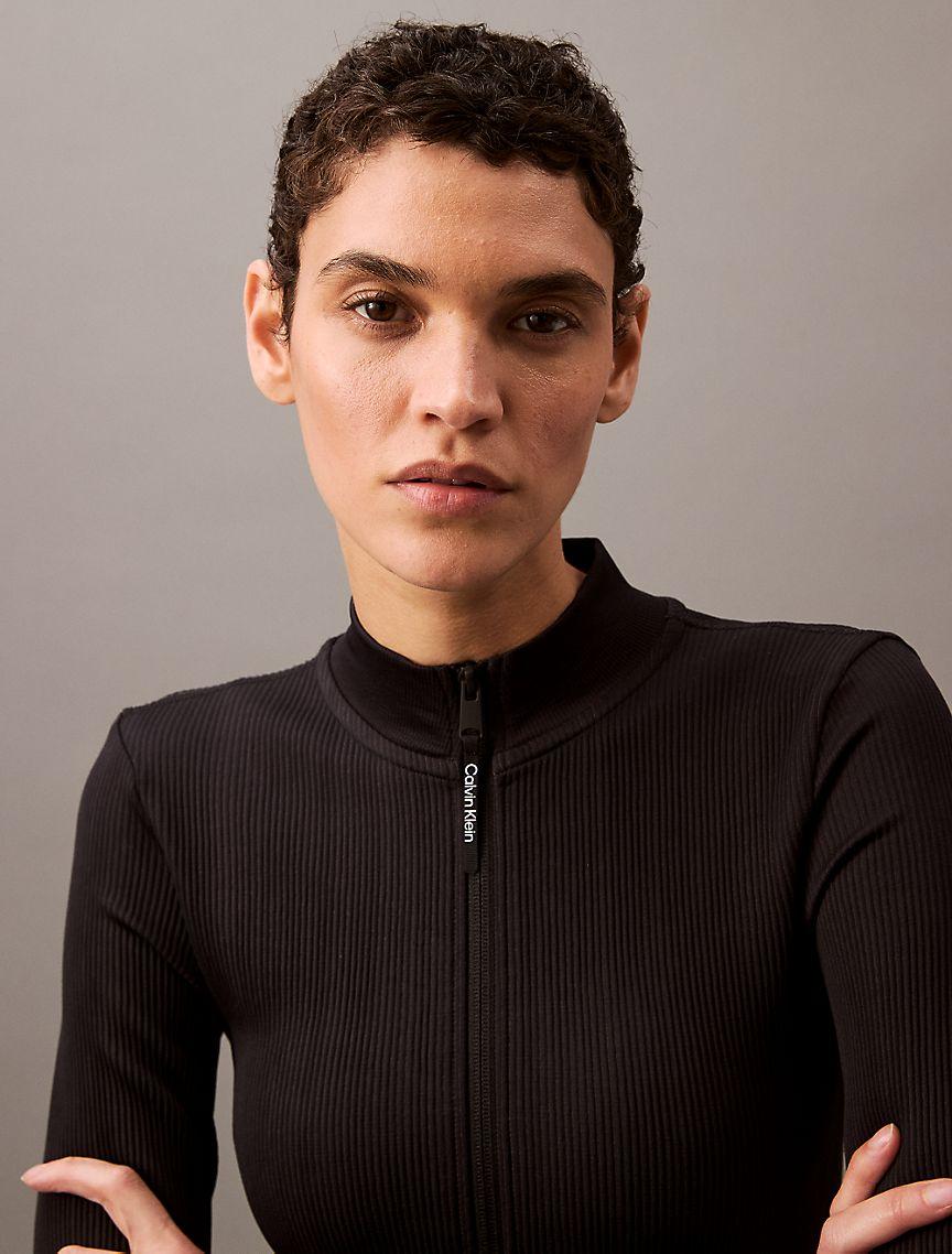 Rib Sport Cropped Jacket Product Image