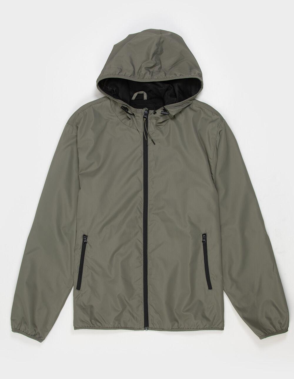 RSQ Mens Windbreaker Jacket - OLIVE Product Image