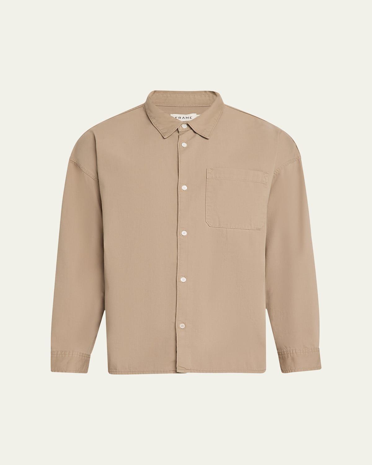 Mens Relaxed Denim Shirt Product Image