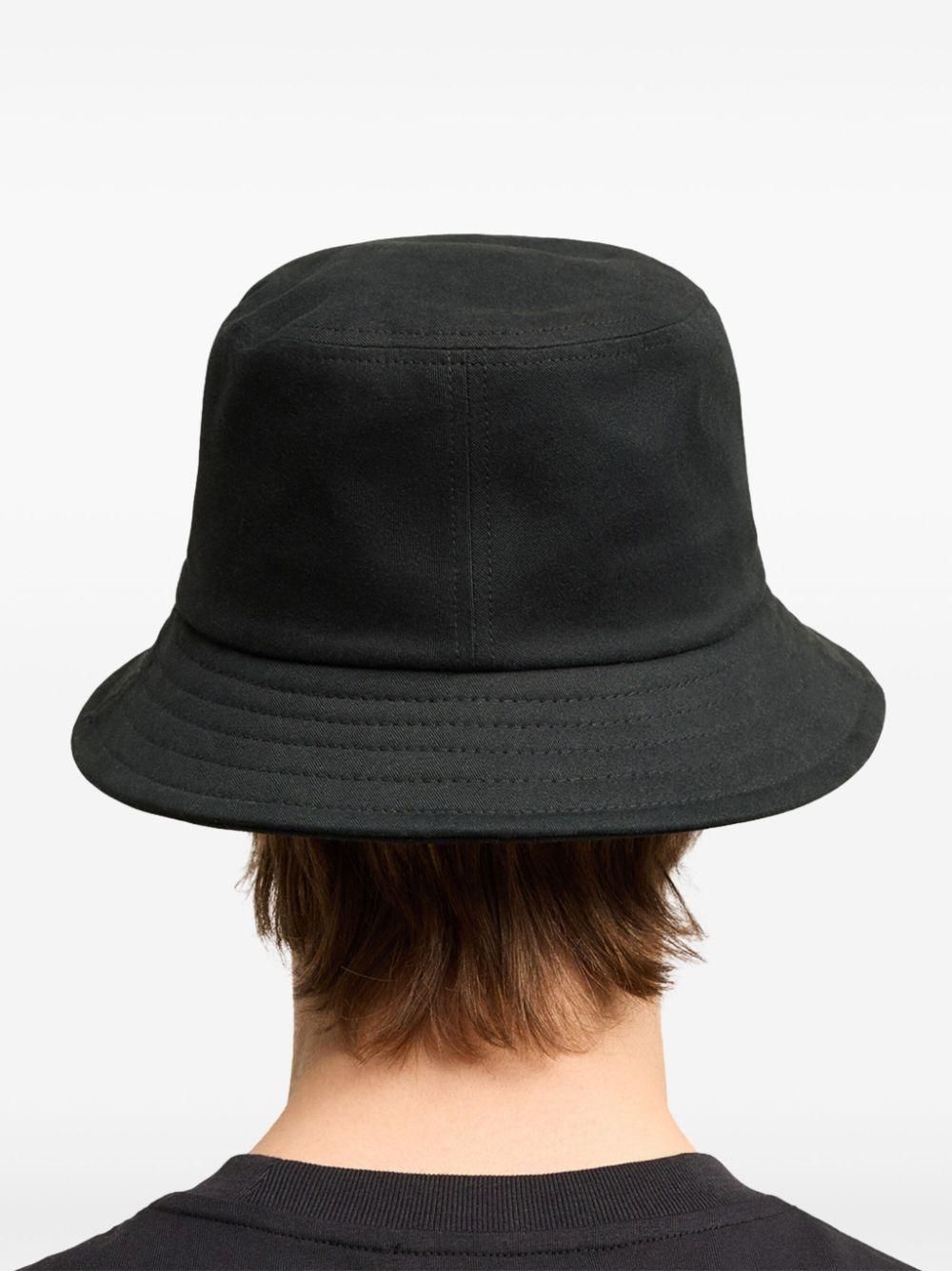 AMI ALEXANDRE MATTIUSSI Ami Paris Ami Paris De Coeur Cotton Bucket Hat In Black Product Image