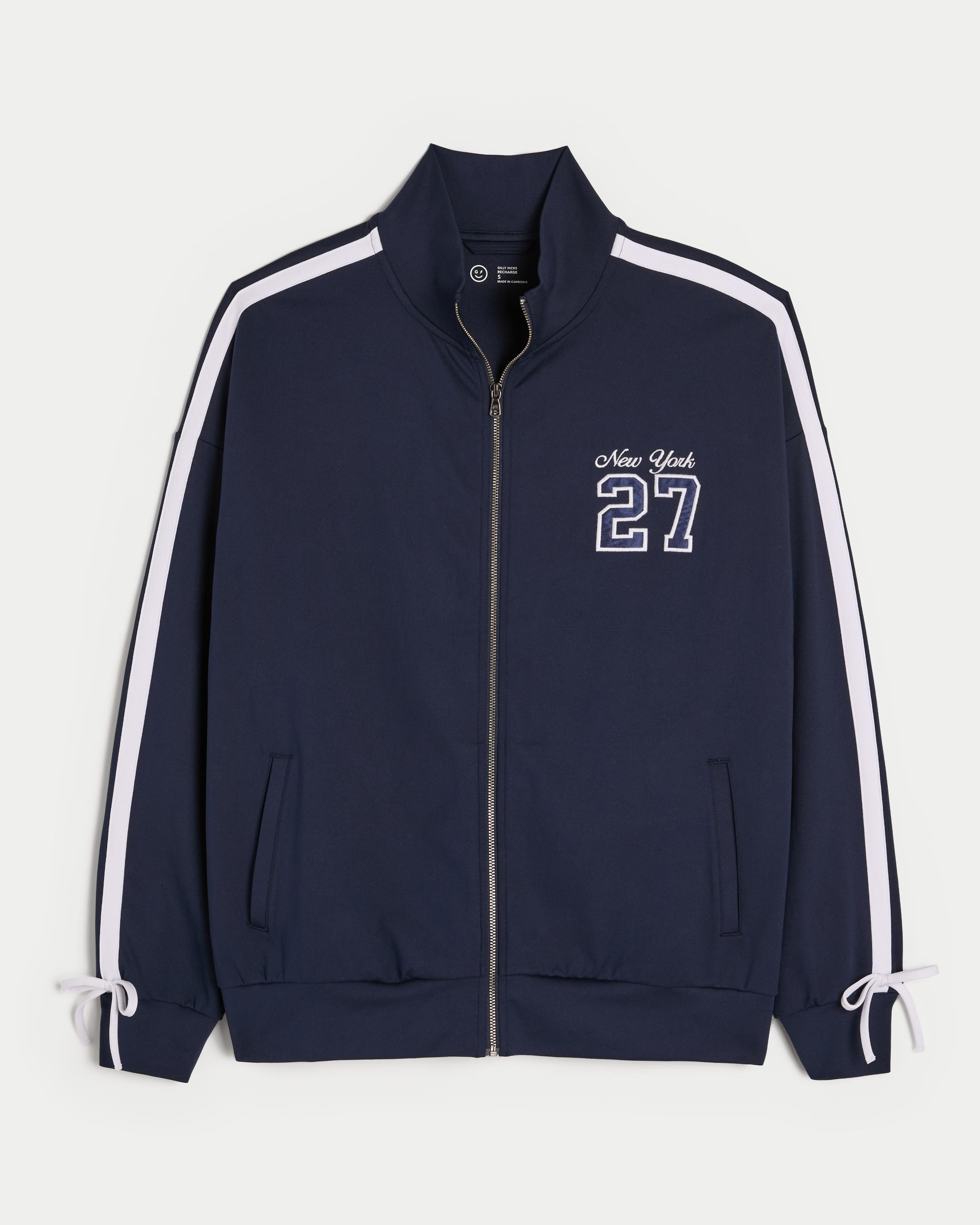 Gilly Hicks Active Recharge New York Graphic Track Jacket Product Image