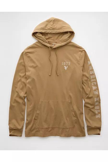 AE Lightweight Icon Logo Graphic Hoodie T-Shirt Men's Product Image