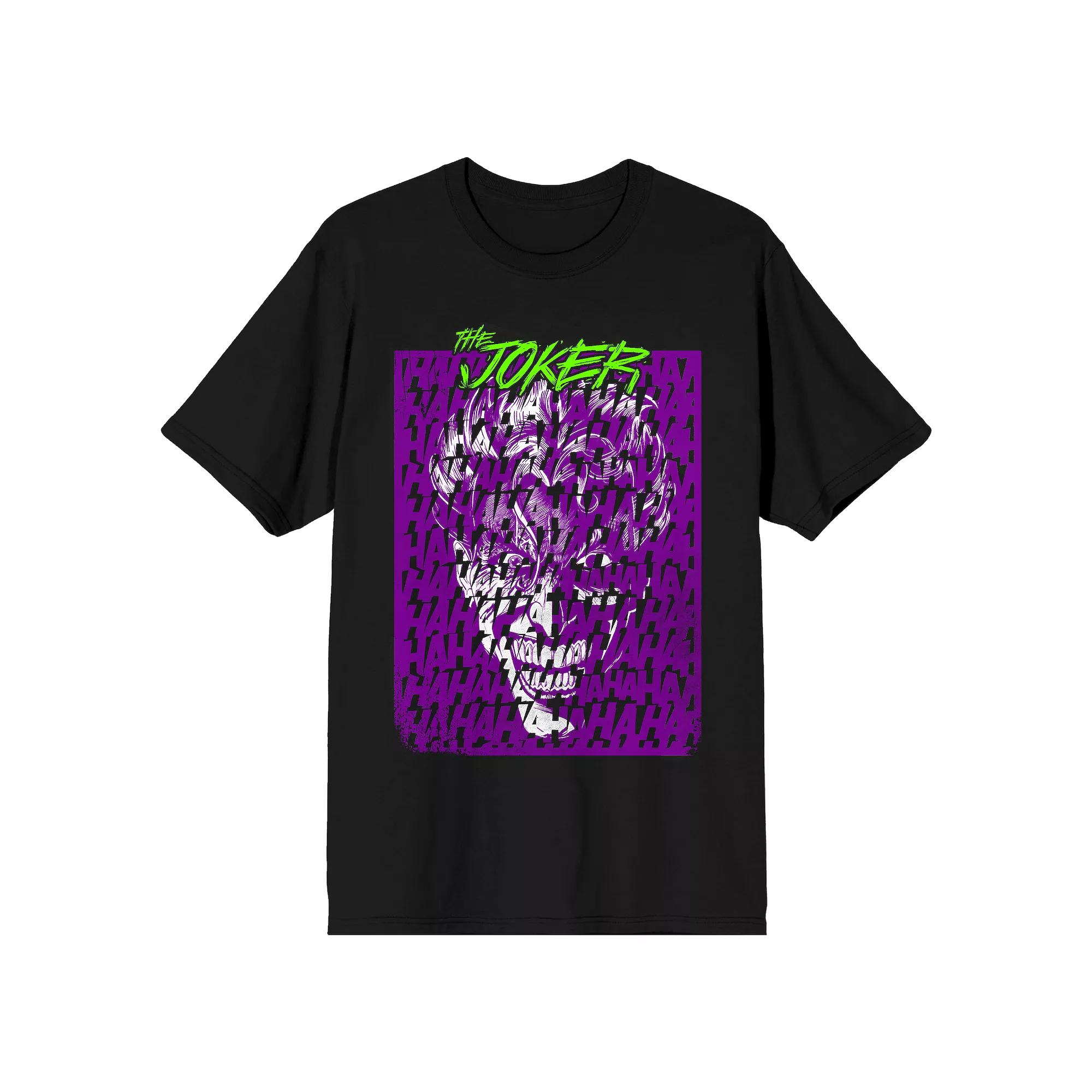 Men's DC Comics The Joker Tee, Size: Small, Black Product Image