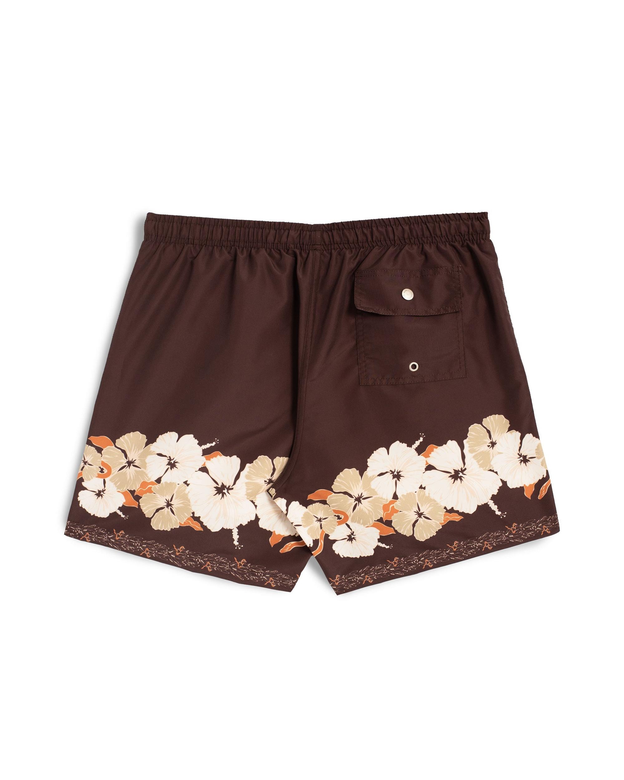 Cedar Ornate Bloom Swim Trunk Product Image