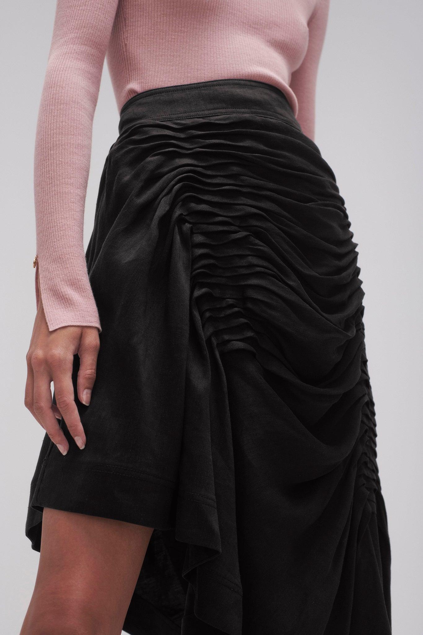 Memoir Asymmetric Midi Skirt Product Image
