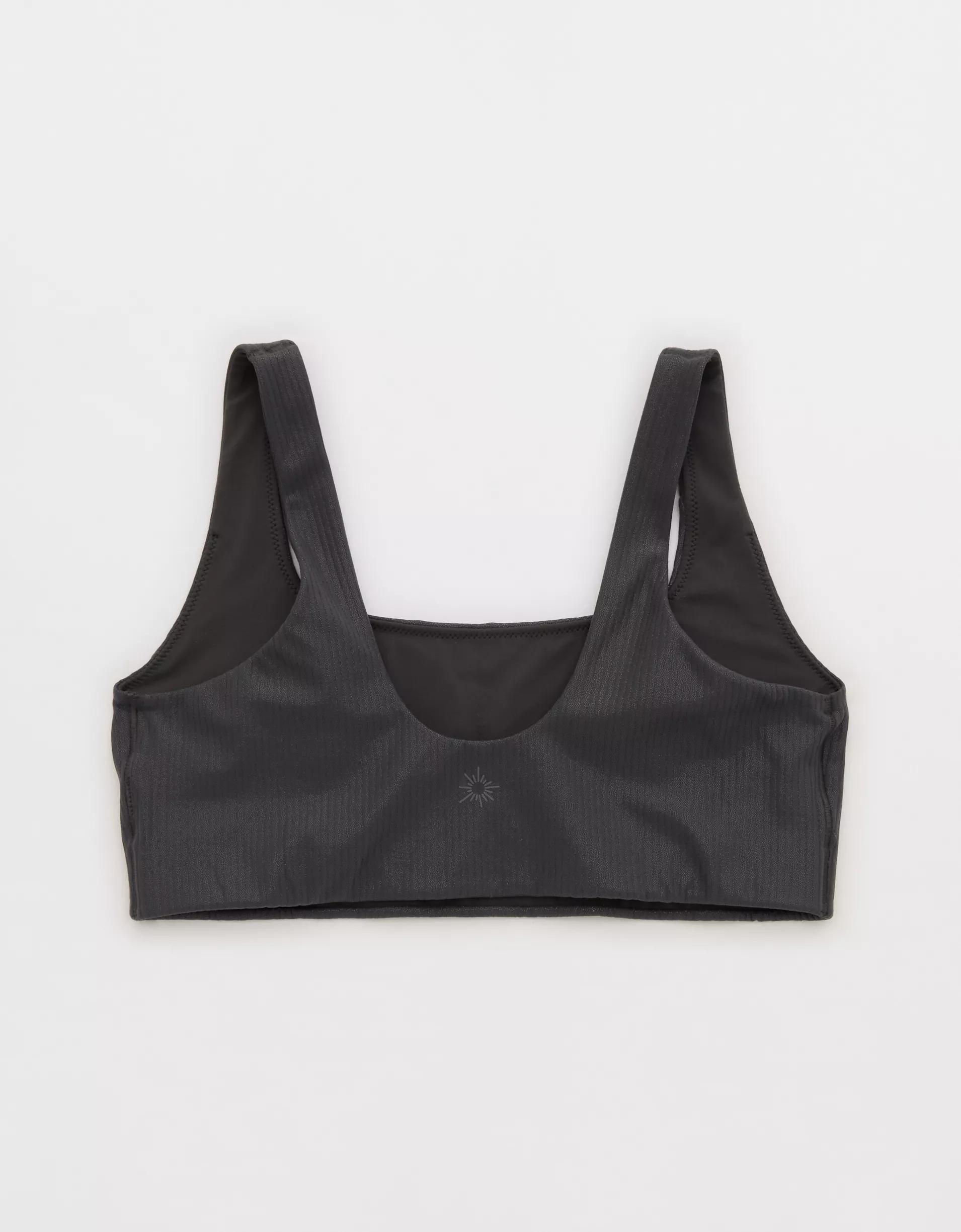 OFFLINE By Aerie Real Me XTRA Rib Foil Classic Sports Bra Women's Product Image