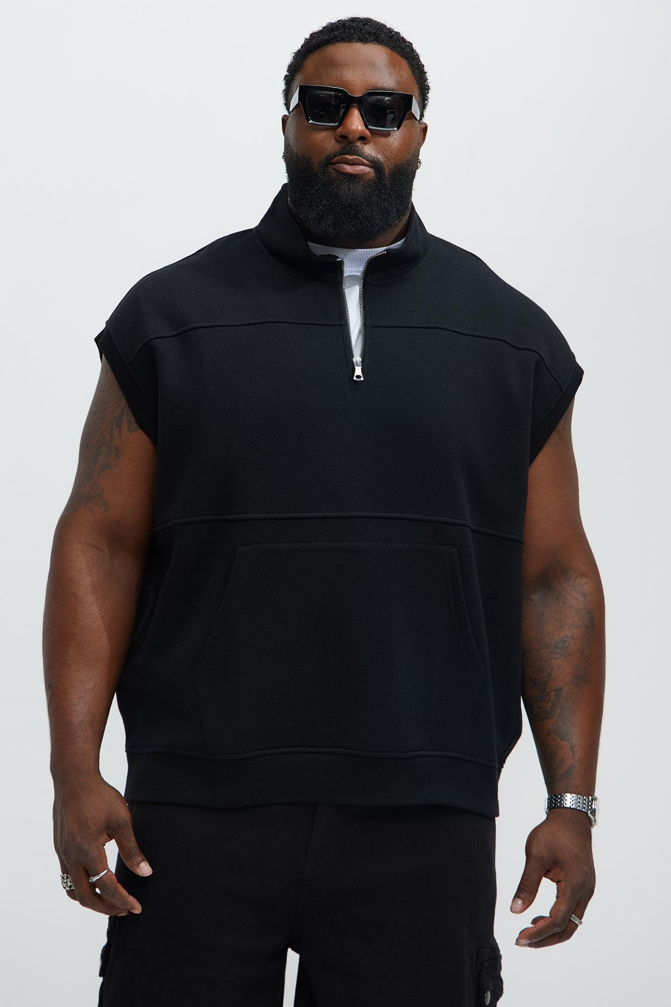 Tyson Over Trails Sleeveless Sweatshirt - Black Product Image