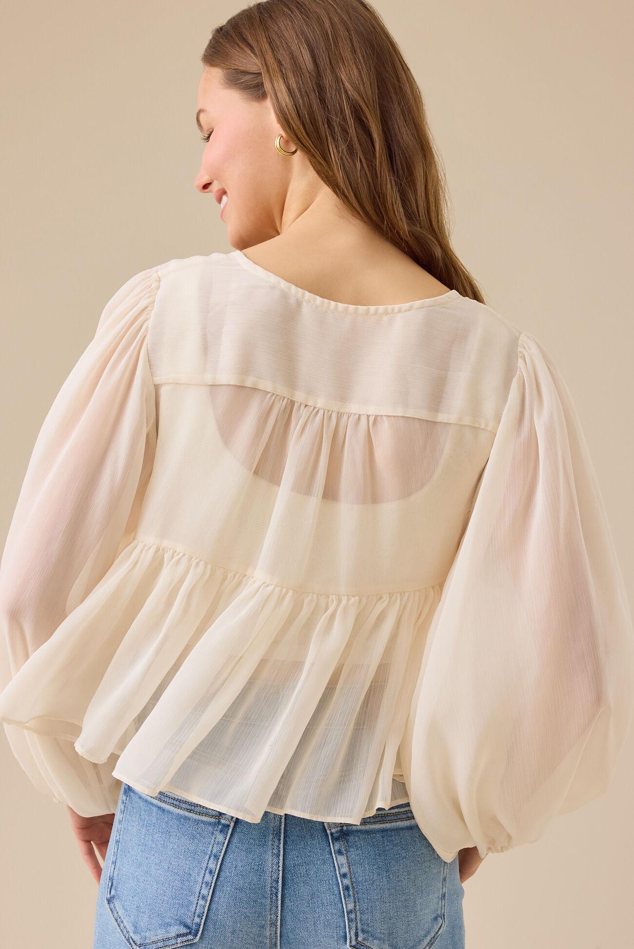 Darsea Chiffon Babydoll Top Product Image