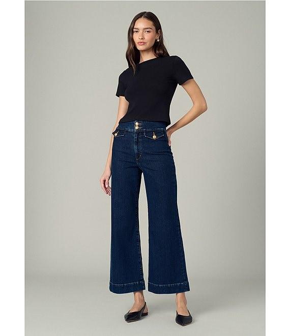 Joe's Jeans Ellia Wide Leg Ankle Jeans Product Image
