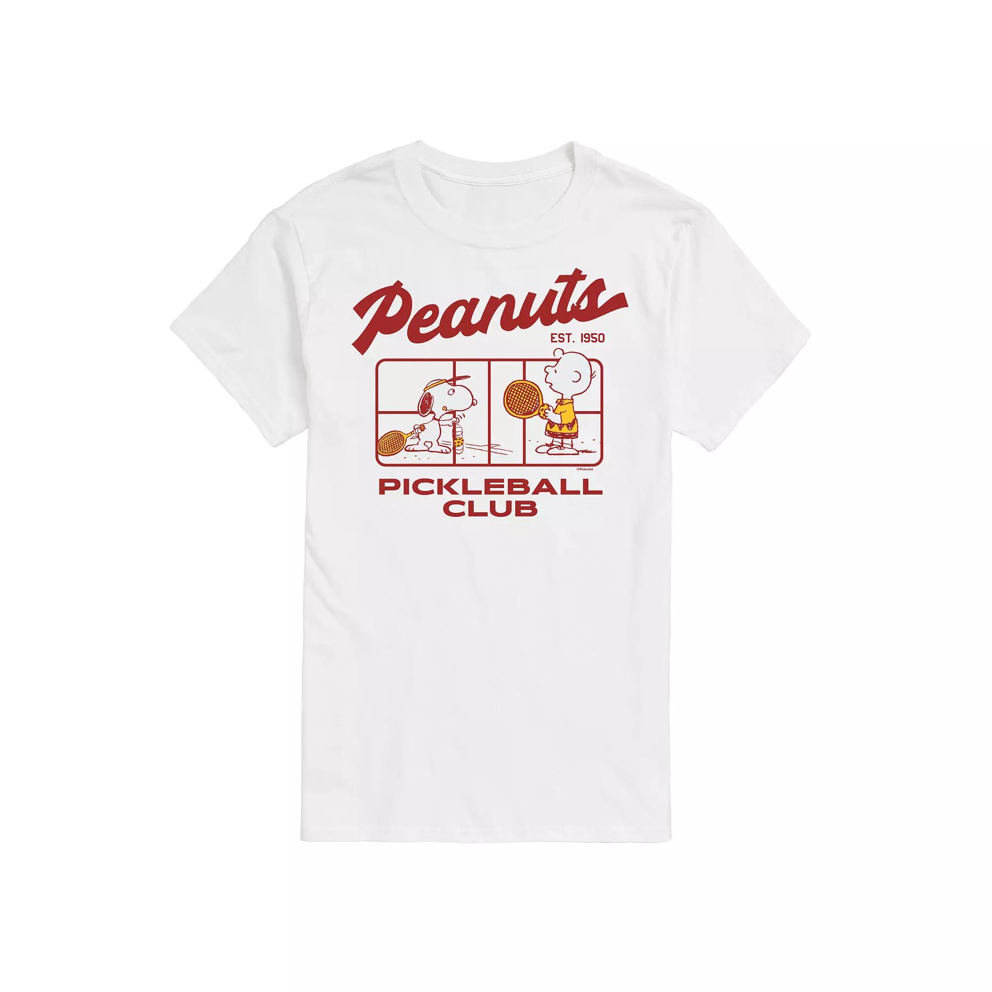 Men's Peanuts Pickleball Club Graphic Tee,  Product Image