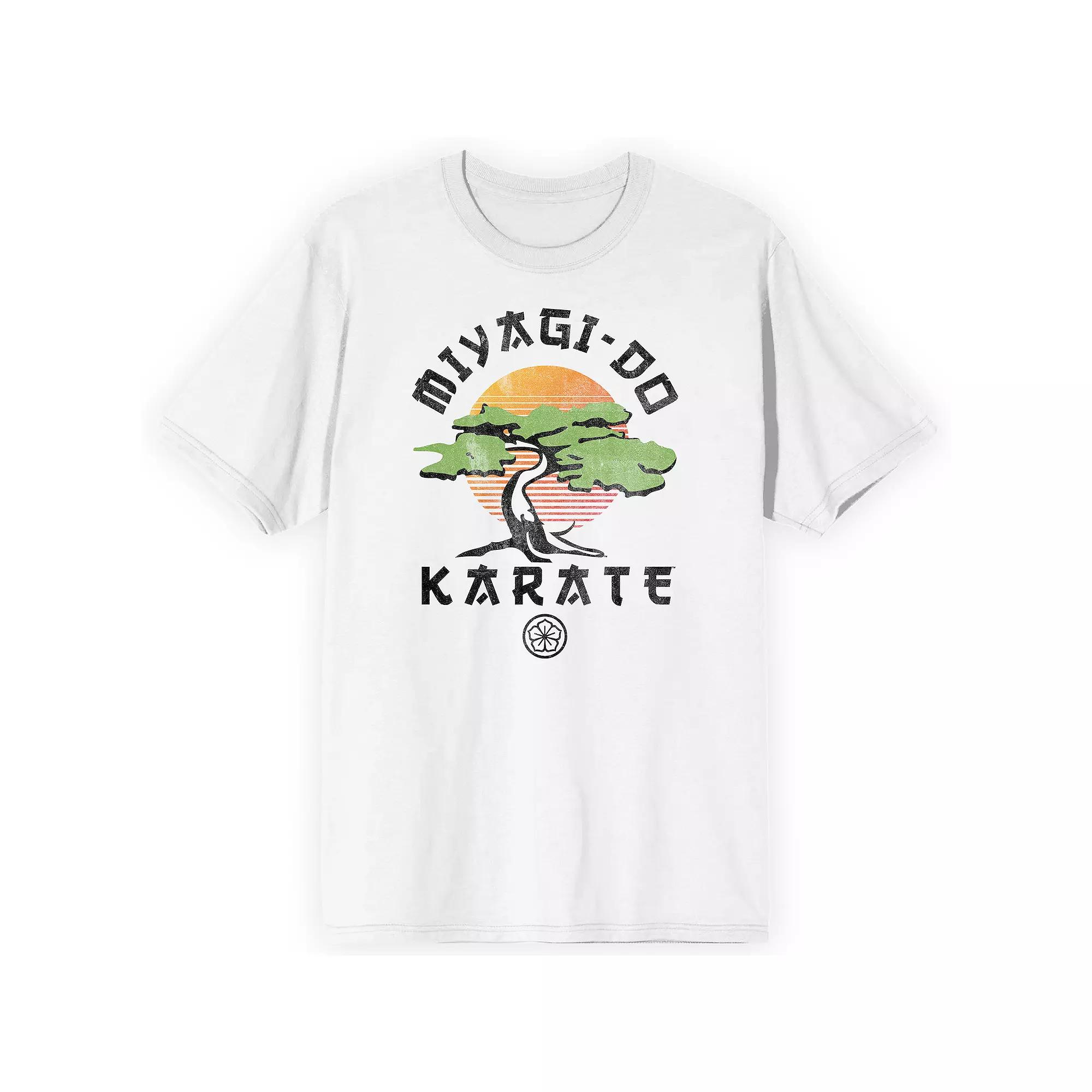 Men's Cobra Kai Miyagi-Do Karate Graphic Tee, Size: Medium, White Product Image