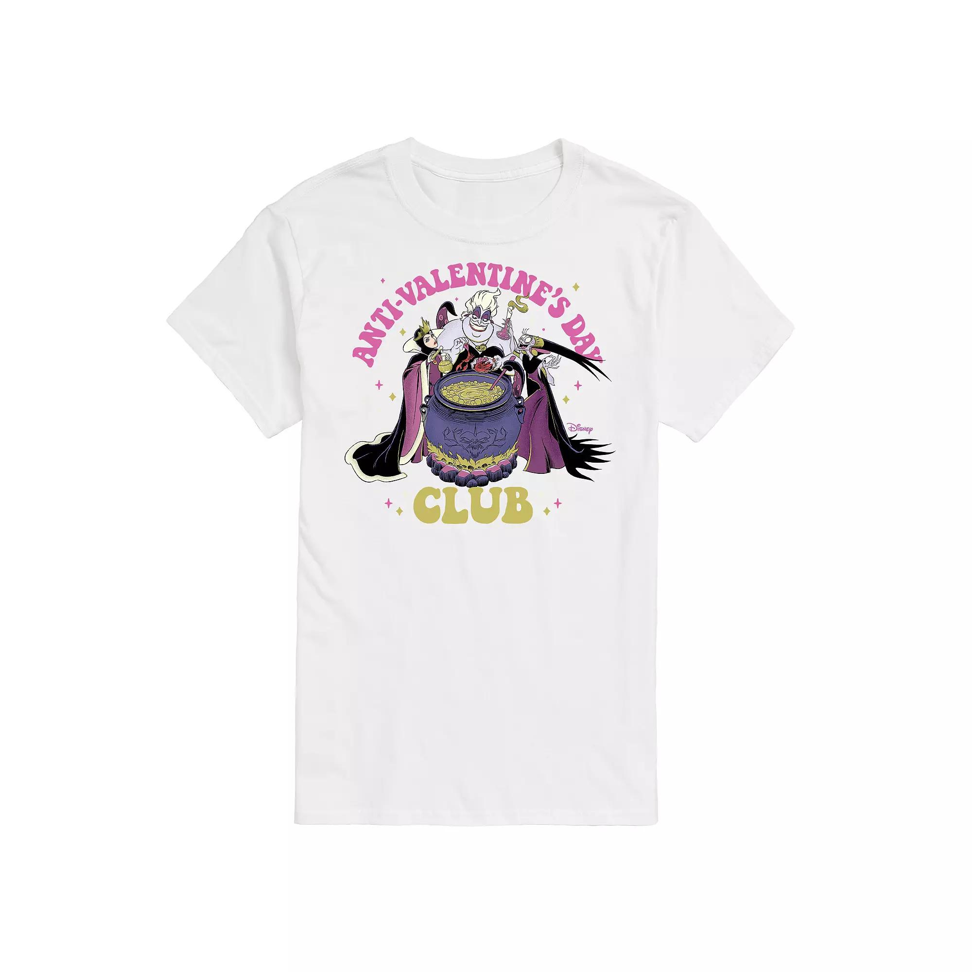 Disney Villains Ursula Men's Anti Valentines Day Club Graphic Tee,  Product Image