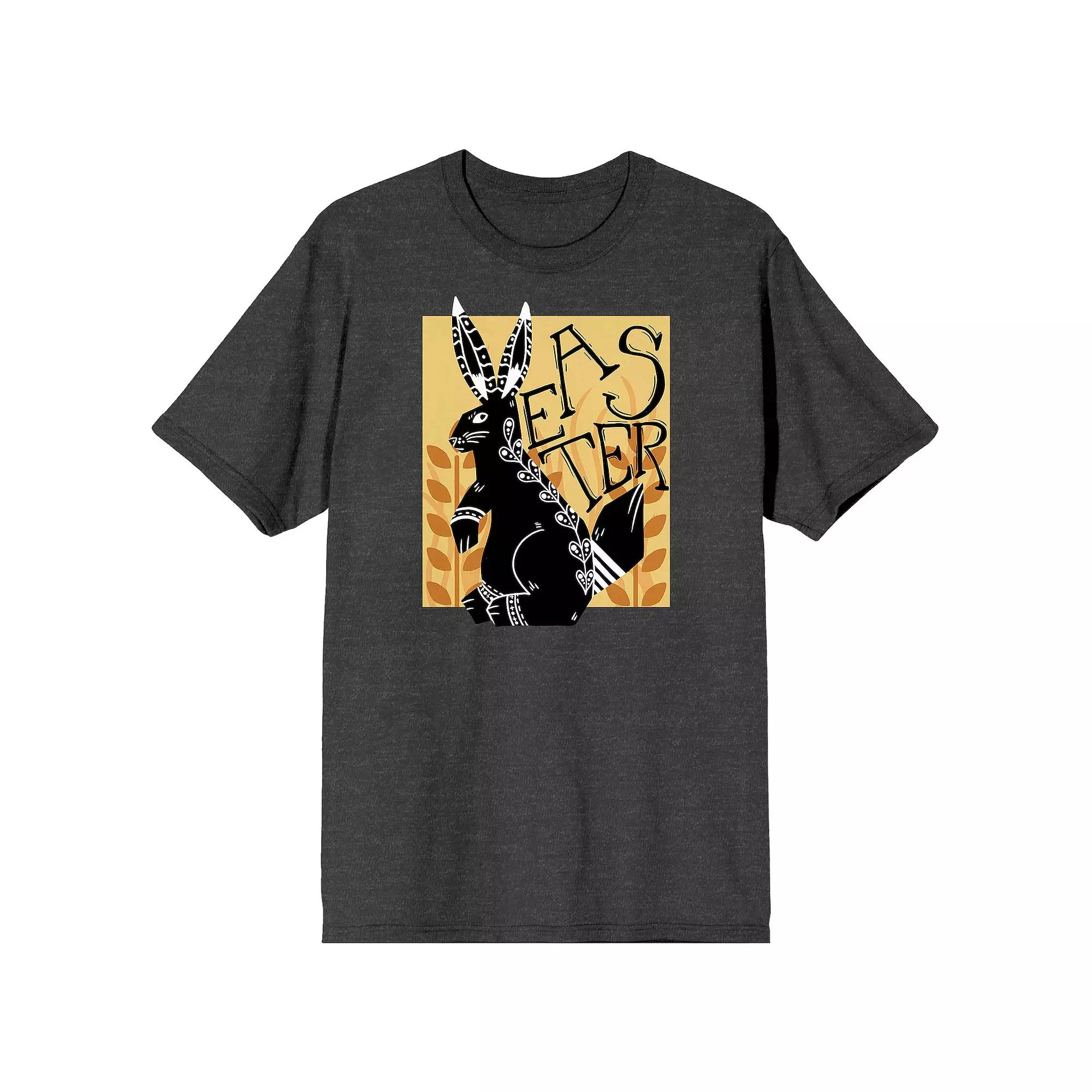 Men's Easter Deco Rabbit Graphic Tee,  Product Image