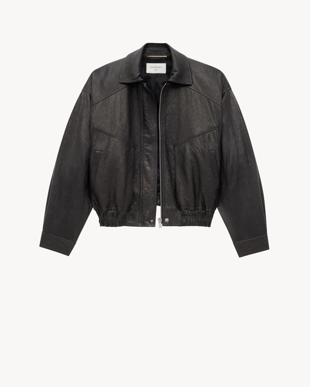 bomber jacket in lambskin Product Image