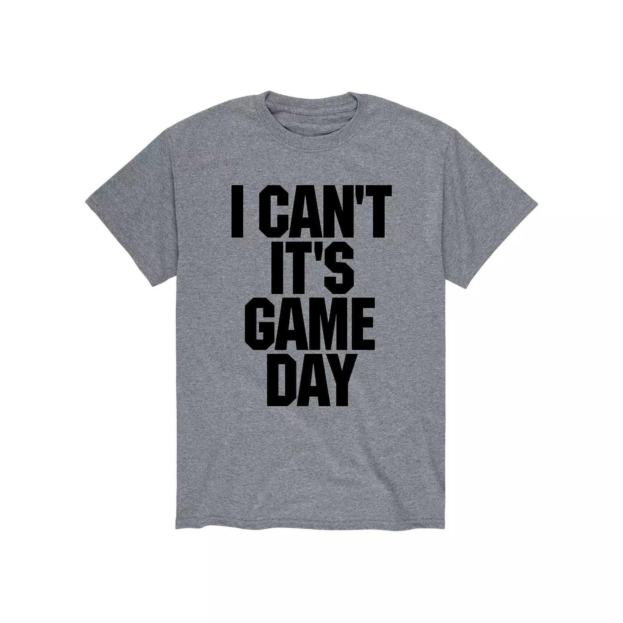 Men's I Can't It's Gameday Tee,  Product Image