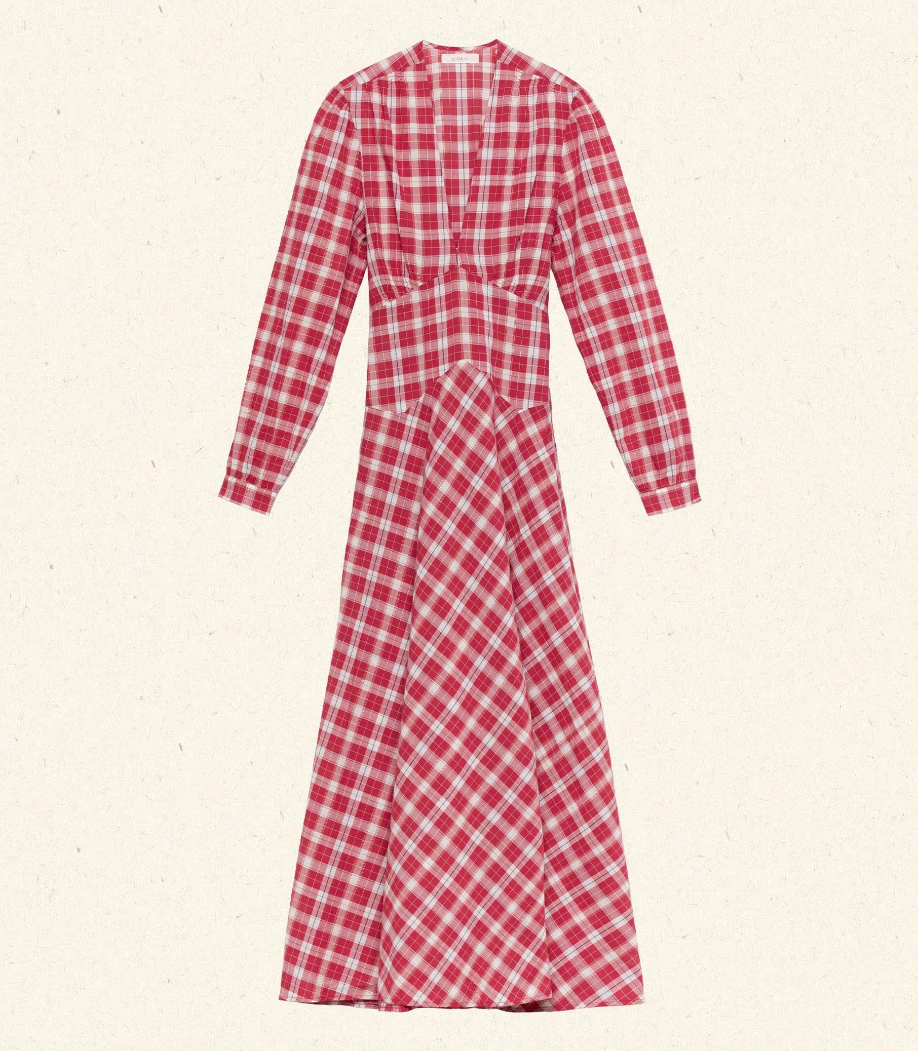 CHARLESTON DRESS -- ALSACE PLAID Product Image