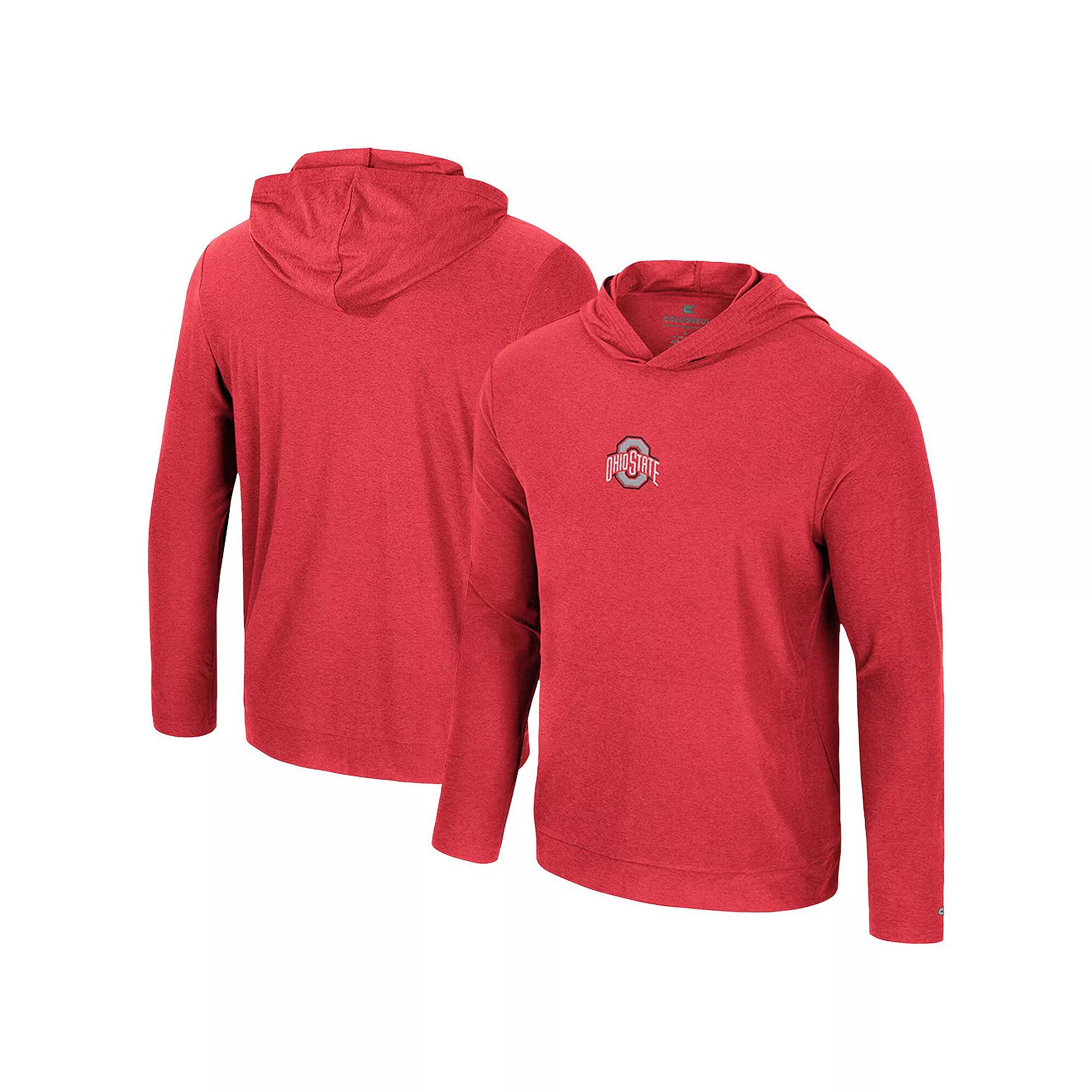 Men's Colosseum Purple Washington Huskies Long Sleeve T-Shirt Hoodie, Size: Large Product Image