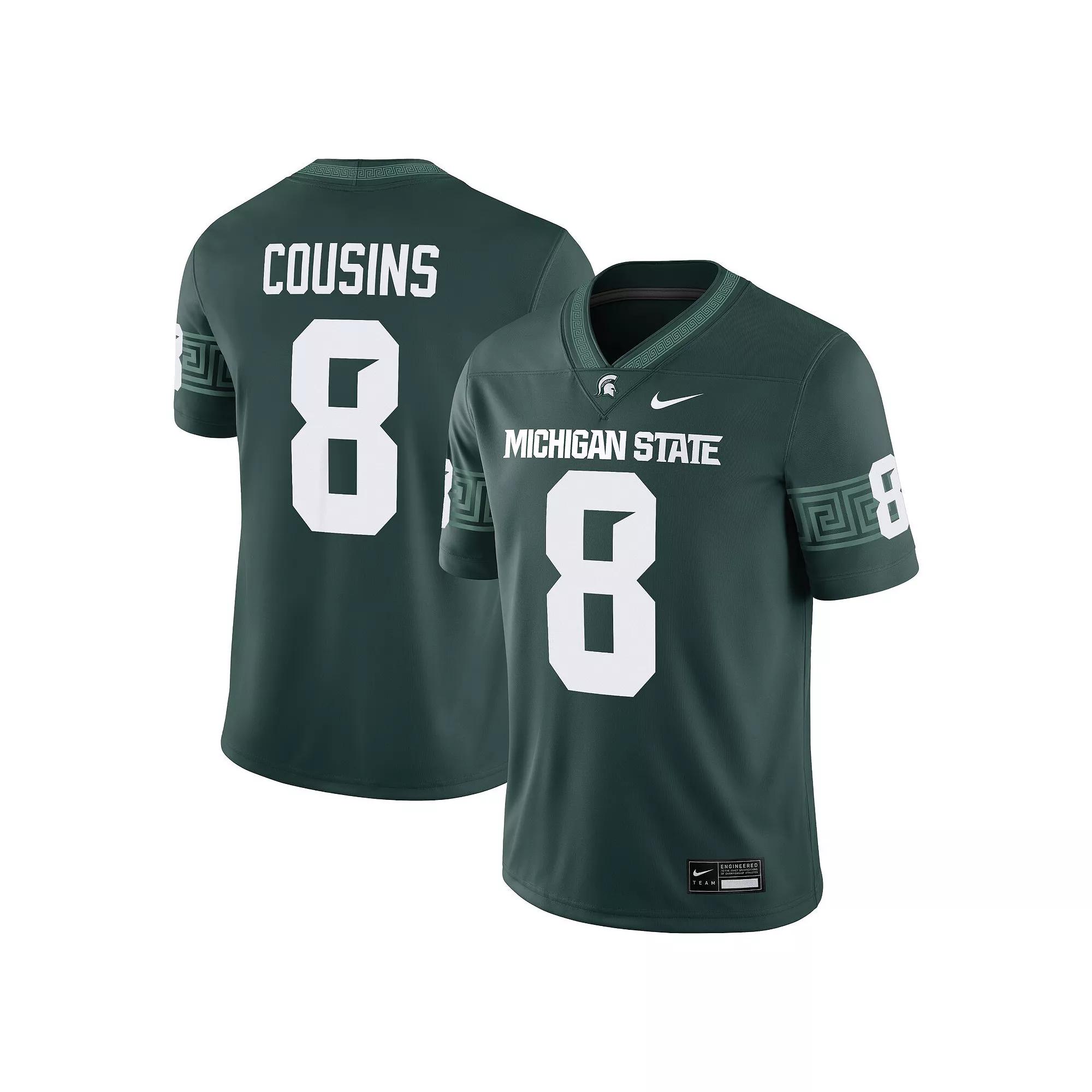 Kirk Cousins Michigan State Spartans Menâs Nike Men's Dri-FIT College Game Jersey Product Image