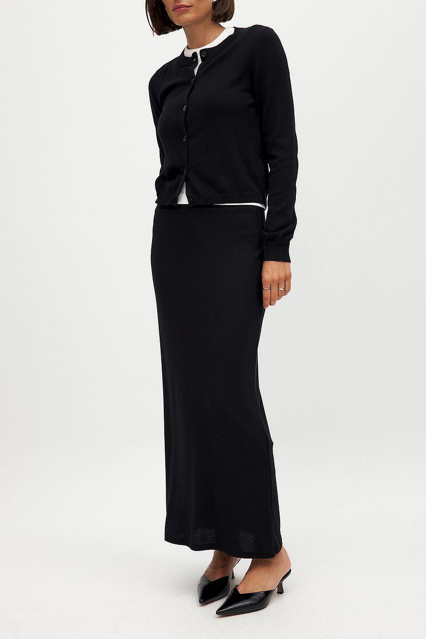 Rib Maxi Skirt Product Image