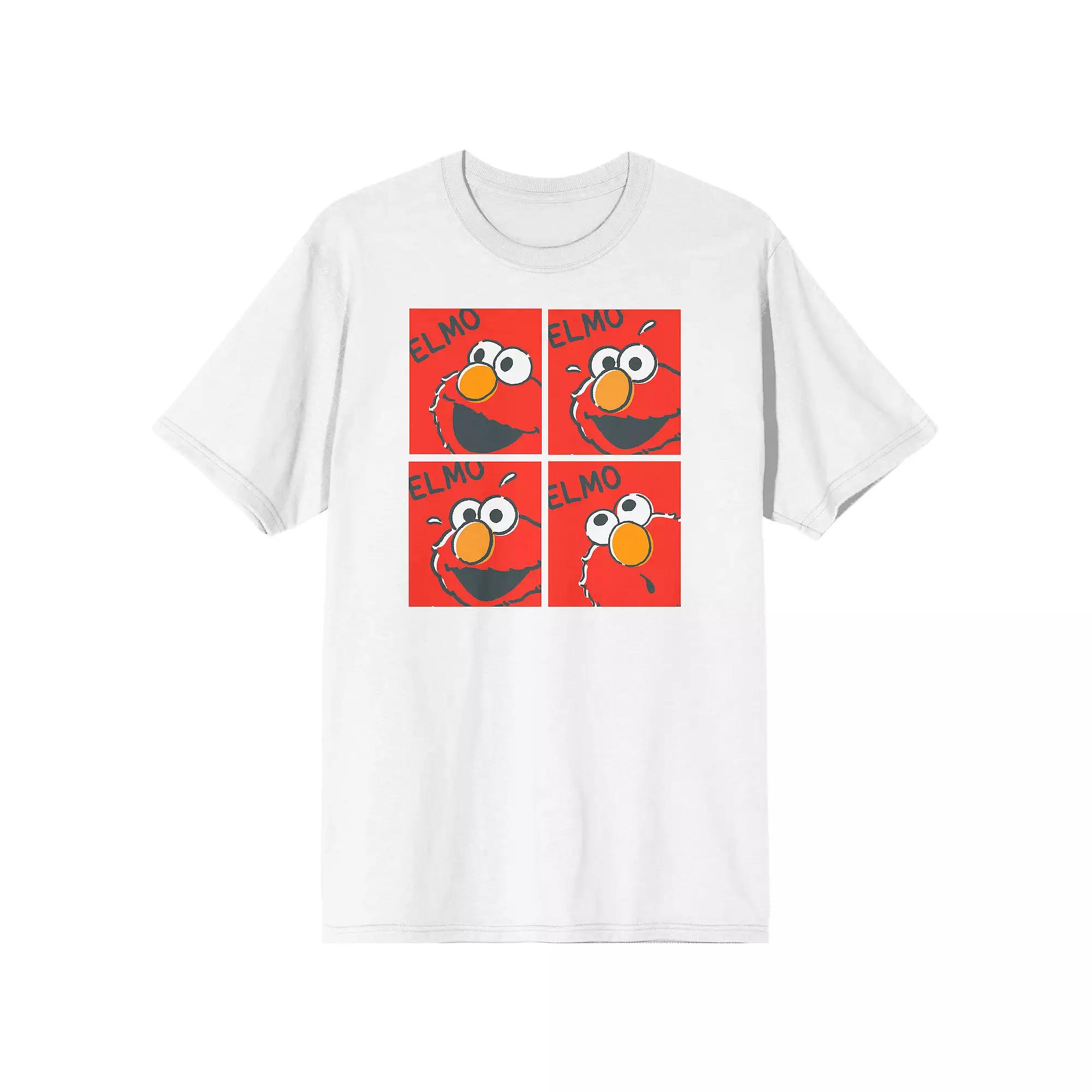 Men's Sesame Street Elmo On 4 Tee,  Product Image