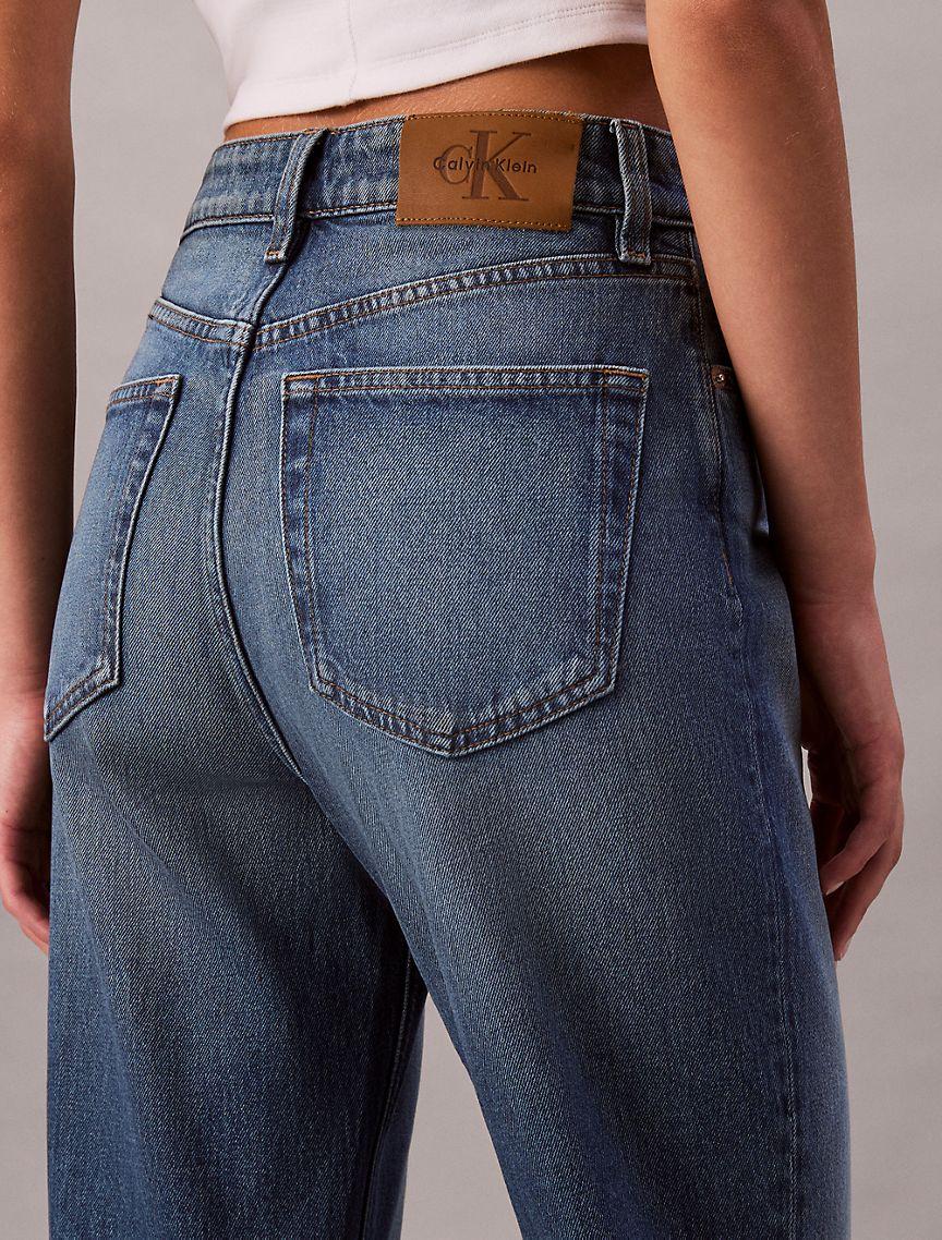 High Rise Straight Jeans Product Image