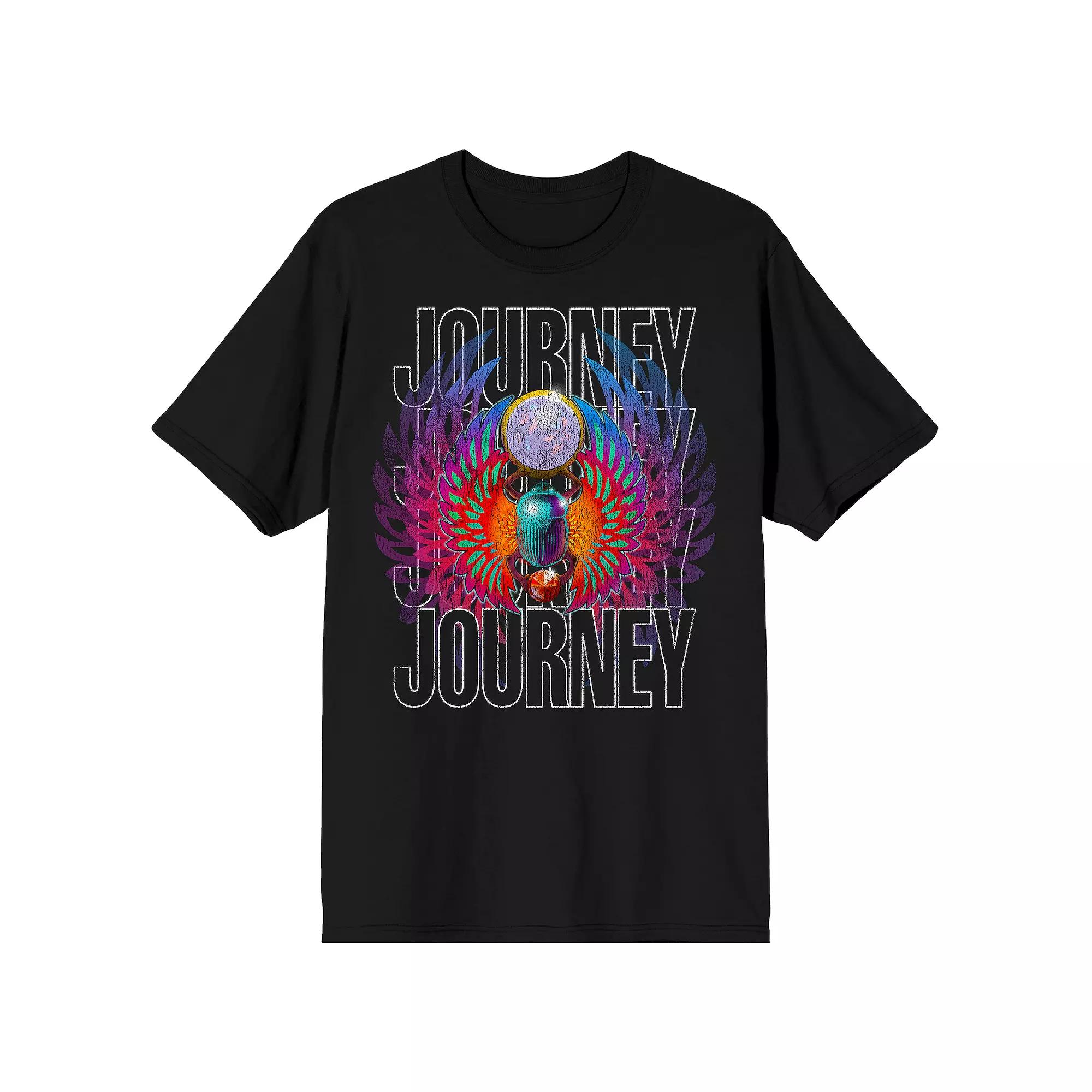 Men's Journey Scarab & Jewel Short Sleeve Graphic T-Shirt, Size: Small, Black Product Image