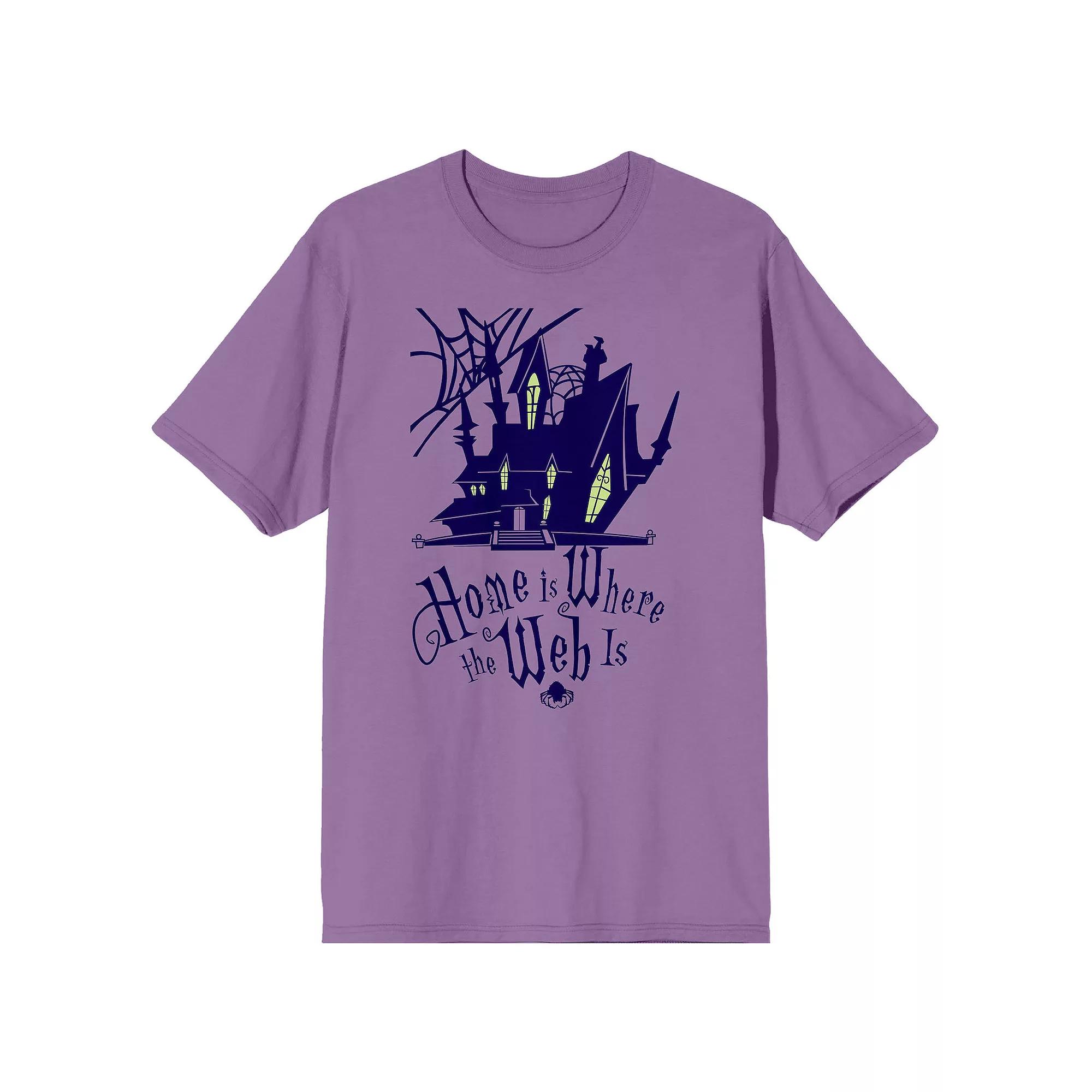Men's Growing Up Creepie "Home Is Where The Web Is" Graphic Tee,  Product Image