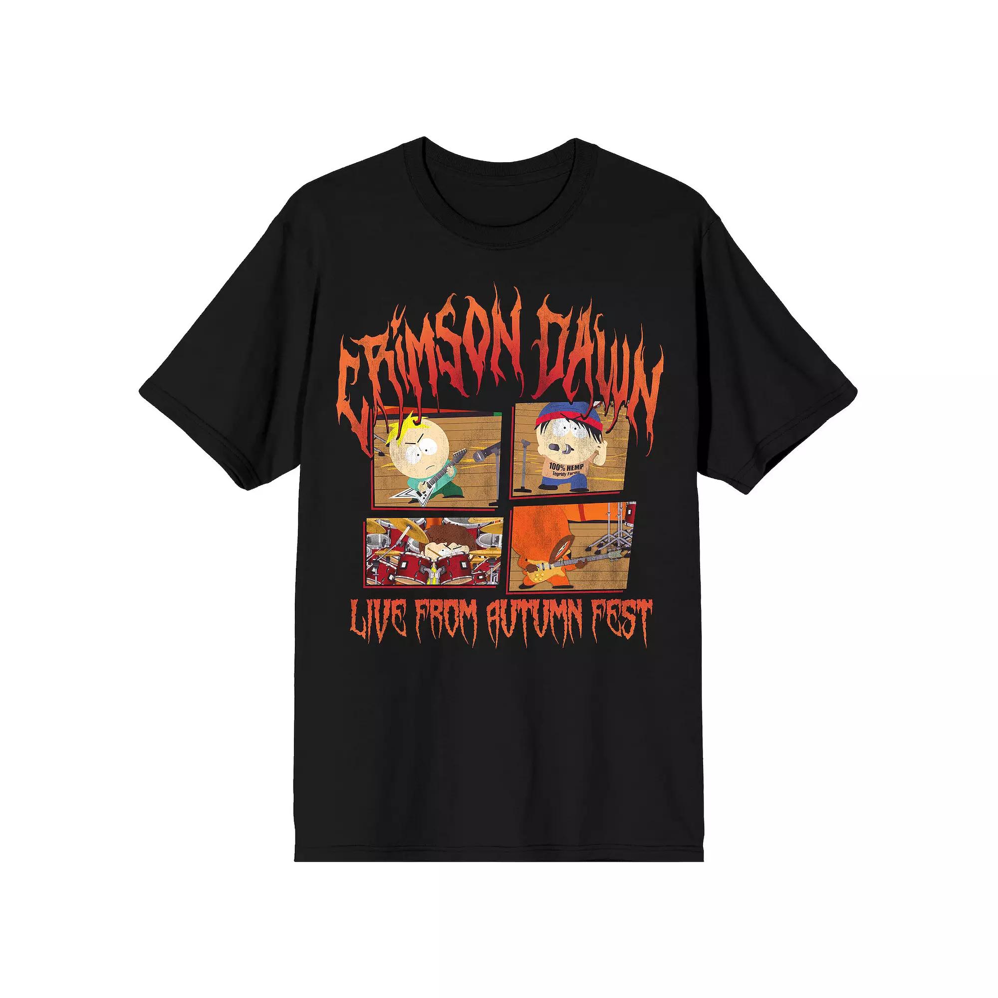Men's South Park Crimson Dawn Band Live Graphic Tee,  Product Image