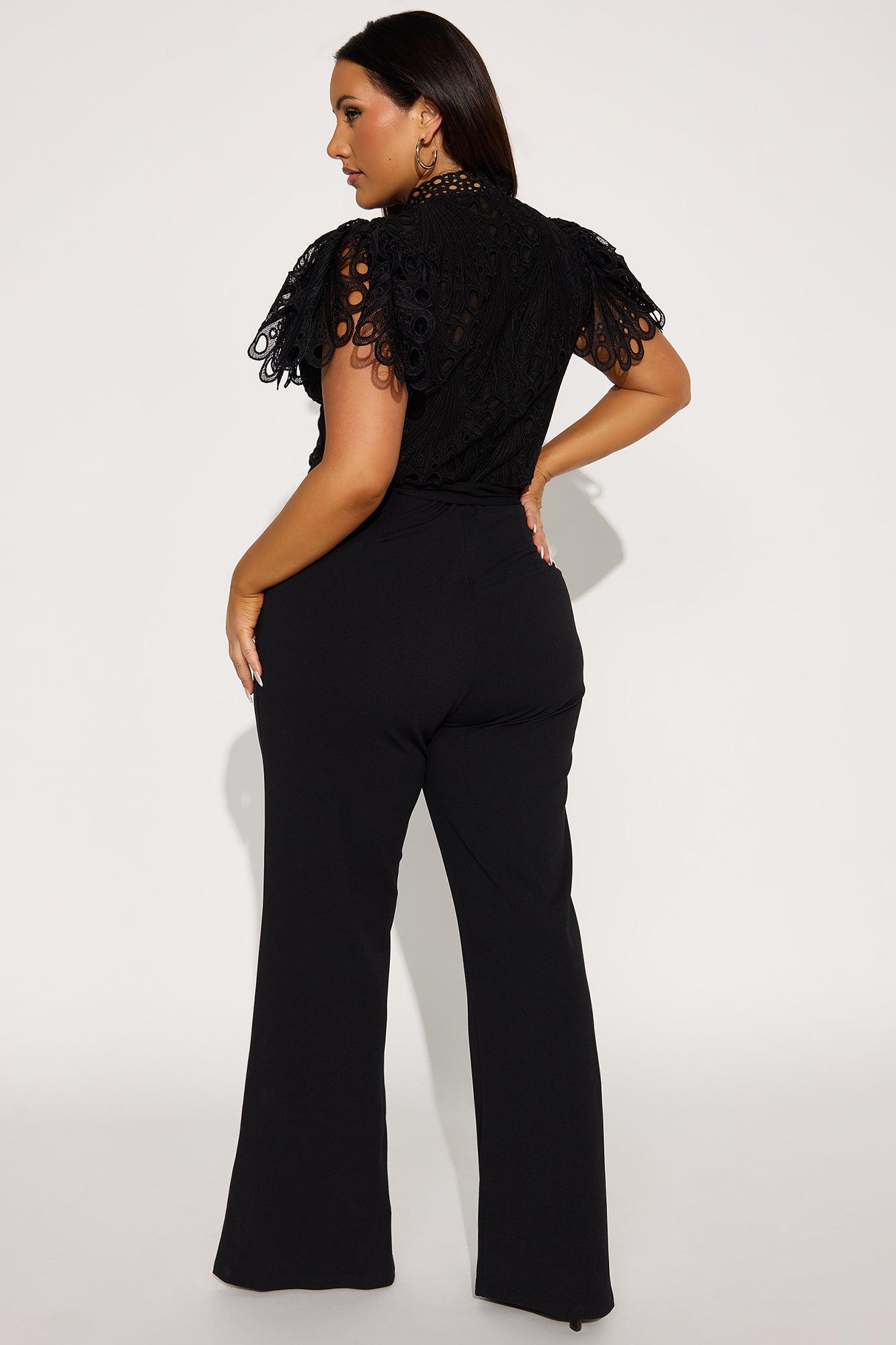 Donella Crepe Jumpsuit - Black Product Image